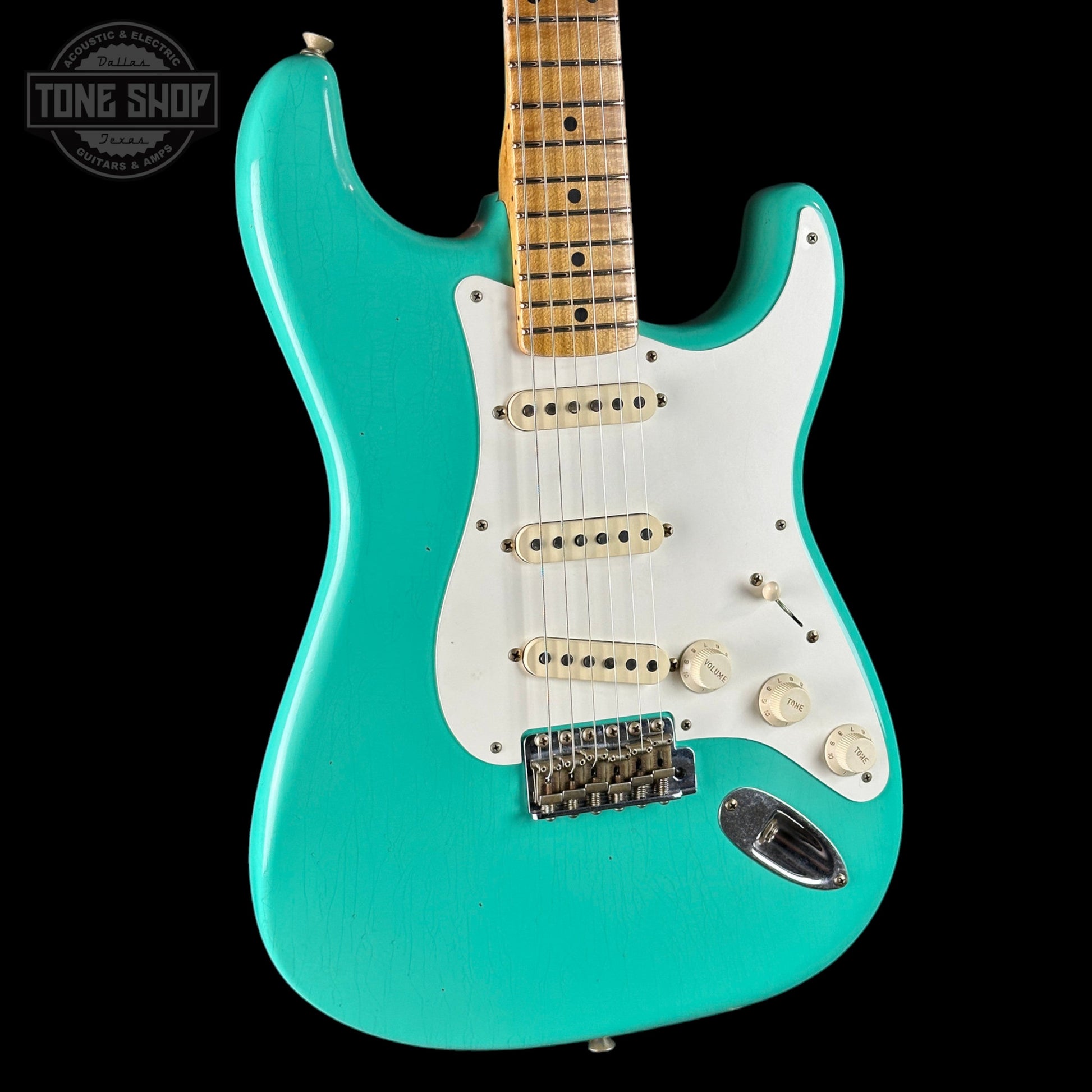 Fender Custom Shop TSG Exclusive ’57 Stratocaster Chambered Surf Green Journeyman Relic w/case CZ588989