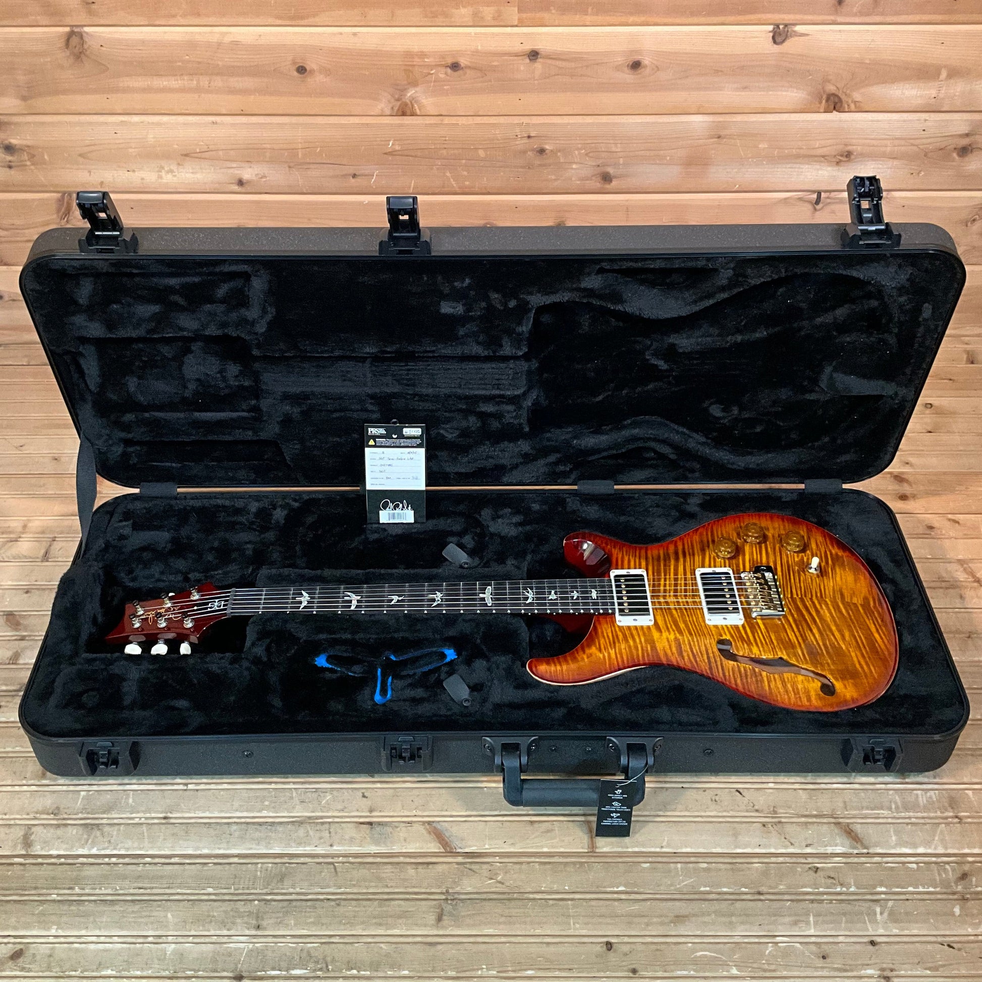 PRS DGT Semi-Hollow 10-Top Electric Guitar - Dark Cherry Sunburst