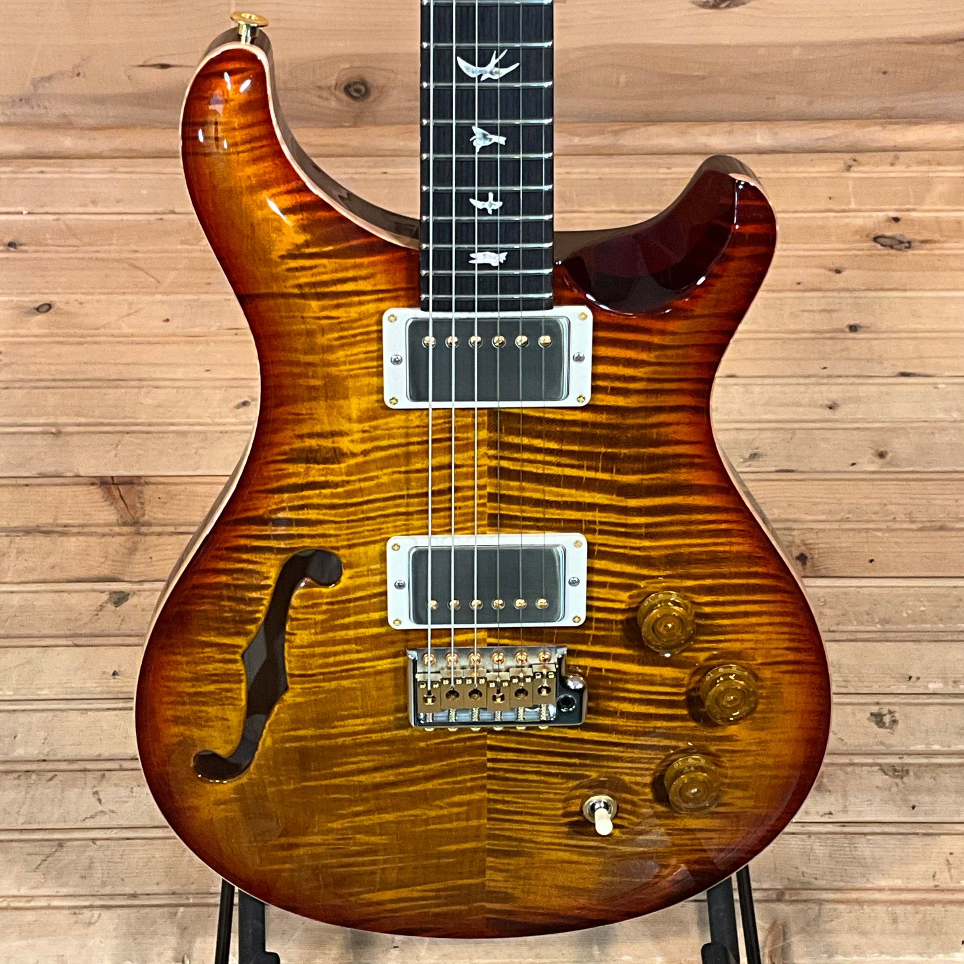 PRS DGT Semi-Hollow 10-Top Electric Guitar - Dark Cherry Sunburst