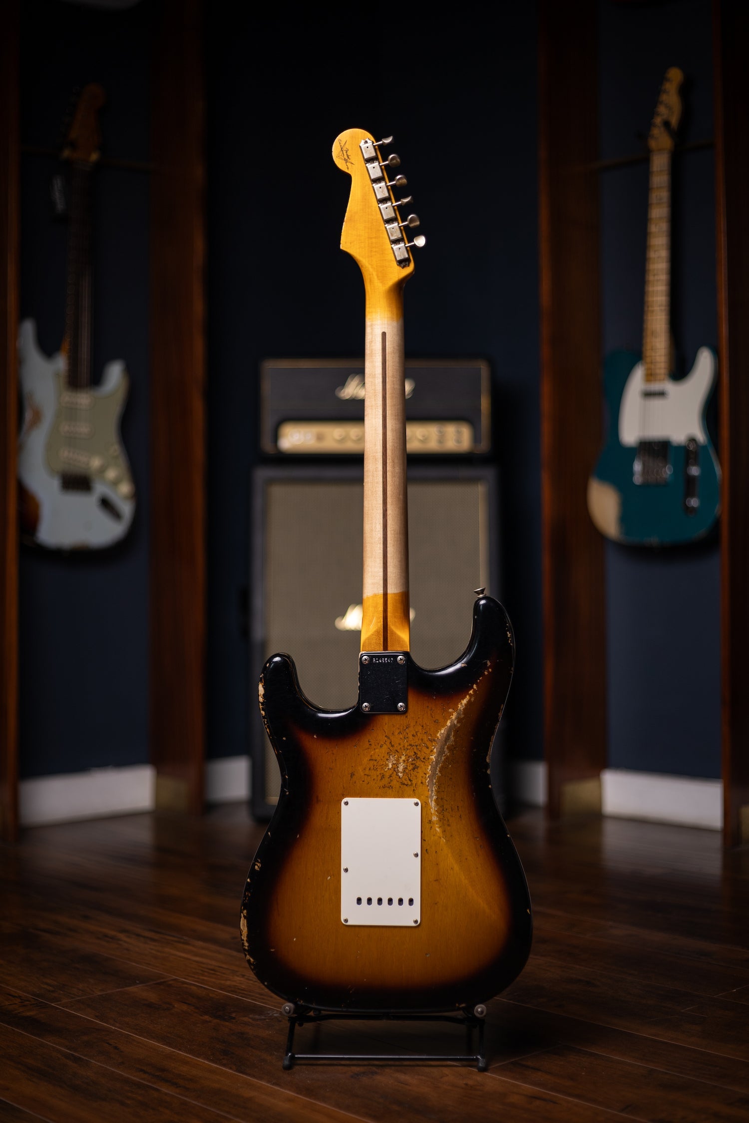 Fender Custom Shop Stratocaster 1957 Heavy Relic Electric Guitar - Aged 2-Color Sunburst