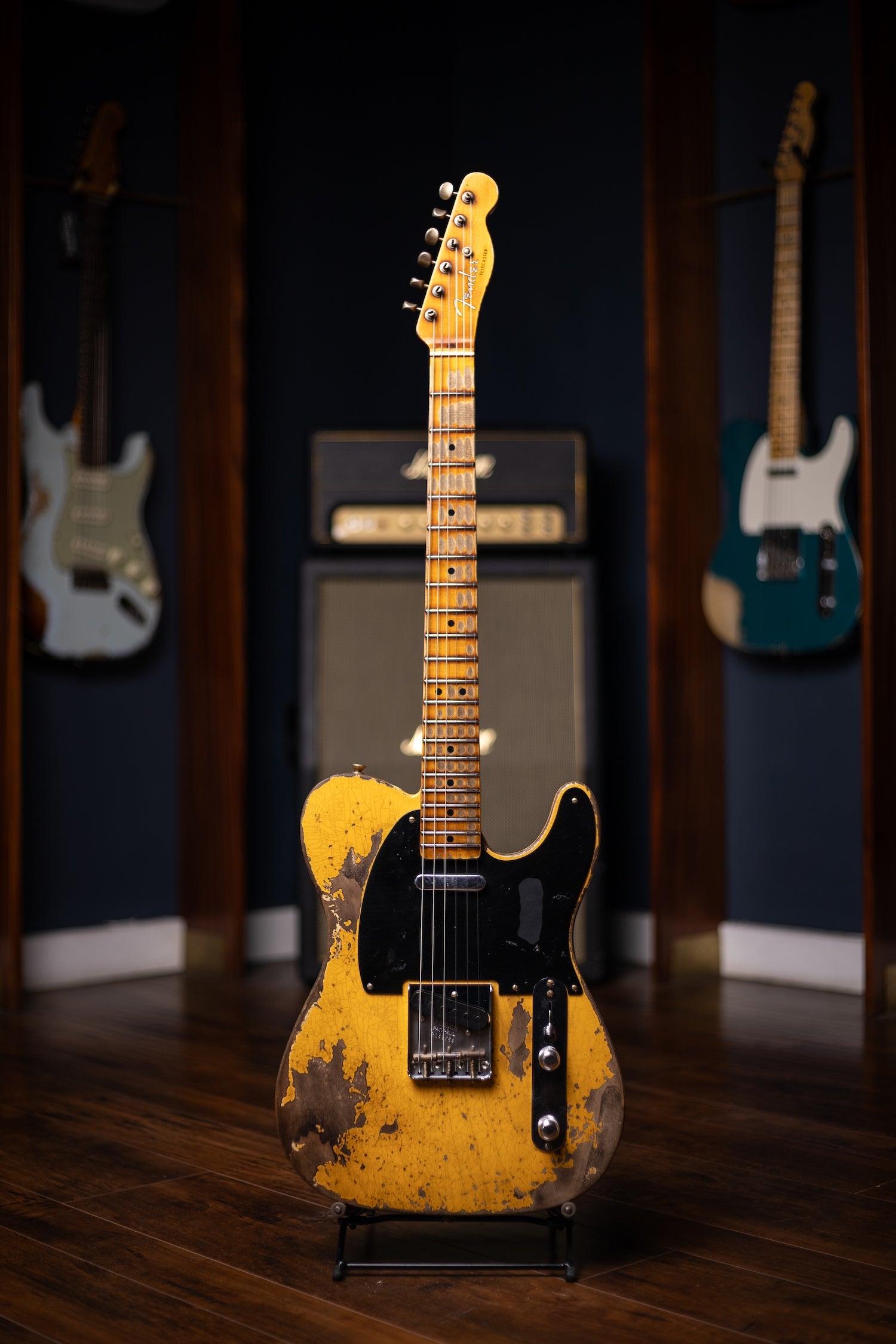 Fender Telecaster '52 Super Heavy Relic 1-Piece Quartersawn Maple Neck Electric Guitar - Aged Nocaster Blonde
