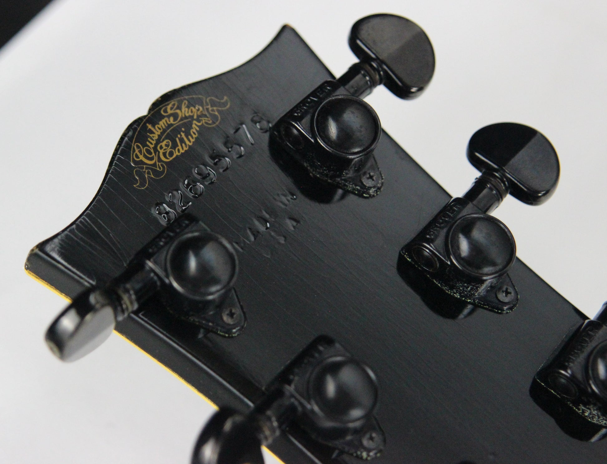 1985 Gibson Custom Shop Edition Les Paul Custom - Rare Japan-Only Model w Kahler, Black