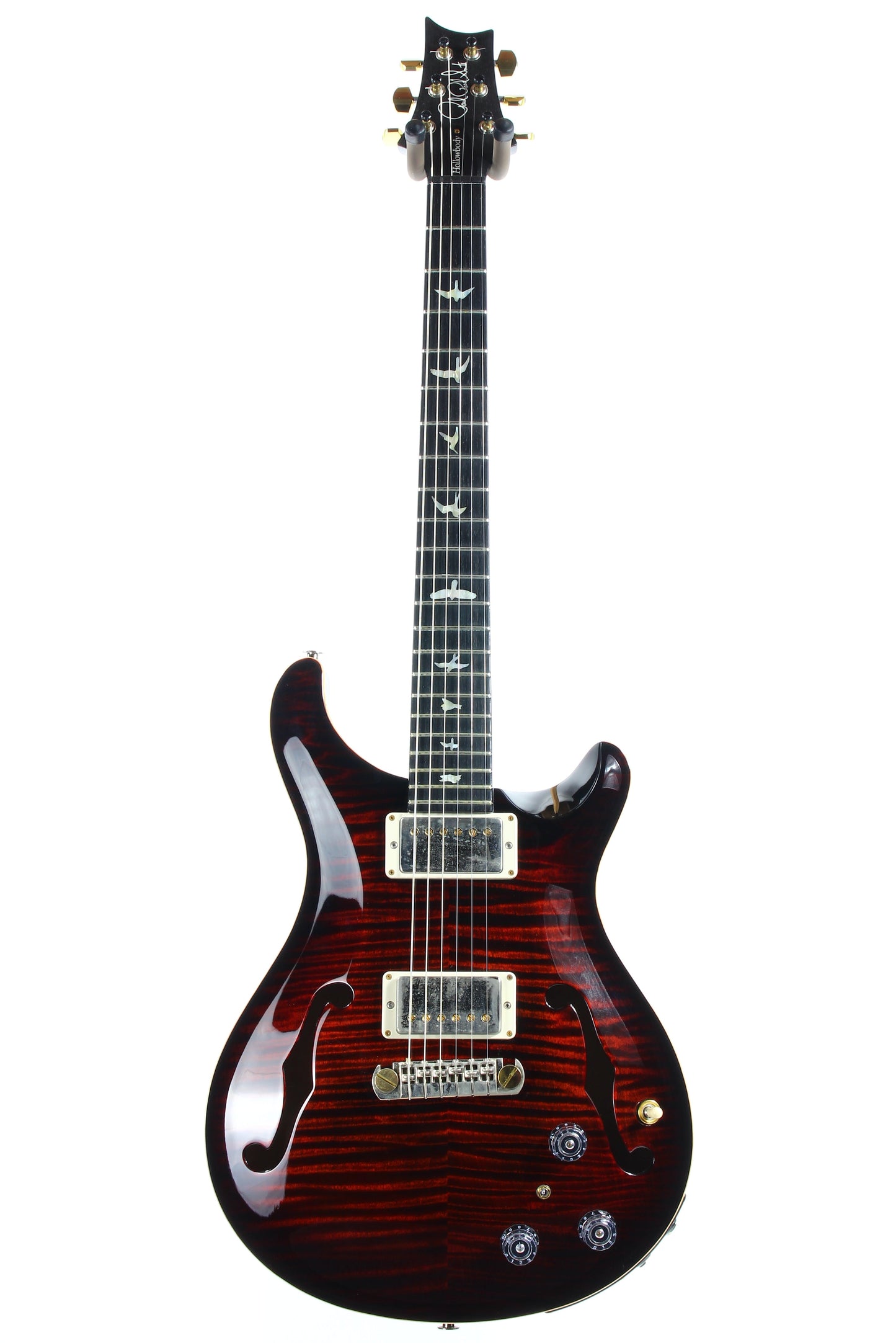2017 PRS Wood Library Hollowbody II Piezo -- 10 Top, Ebony Board, Flame Maple Neck, ONLY 5.7 LBS!!!