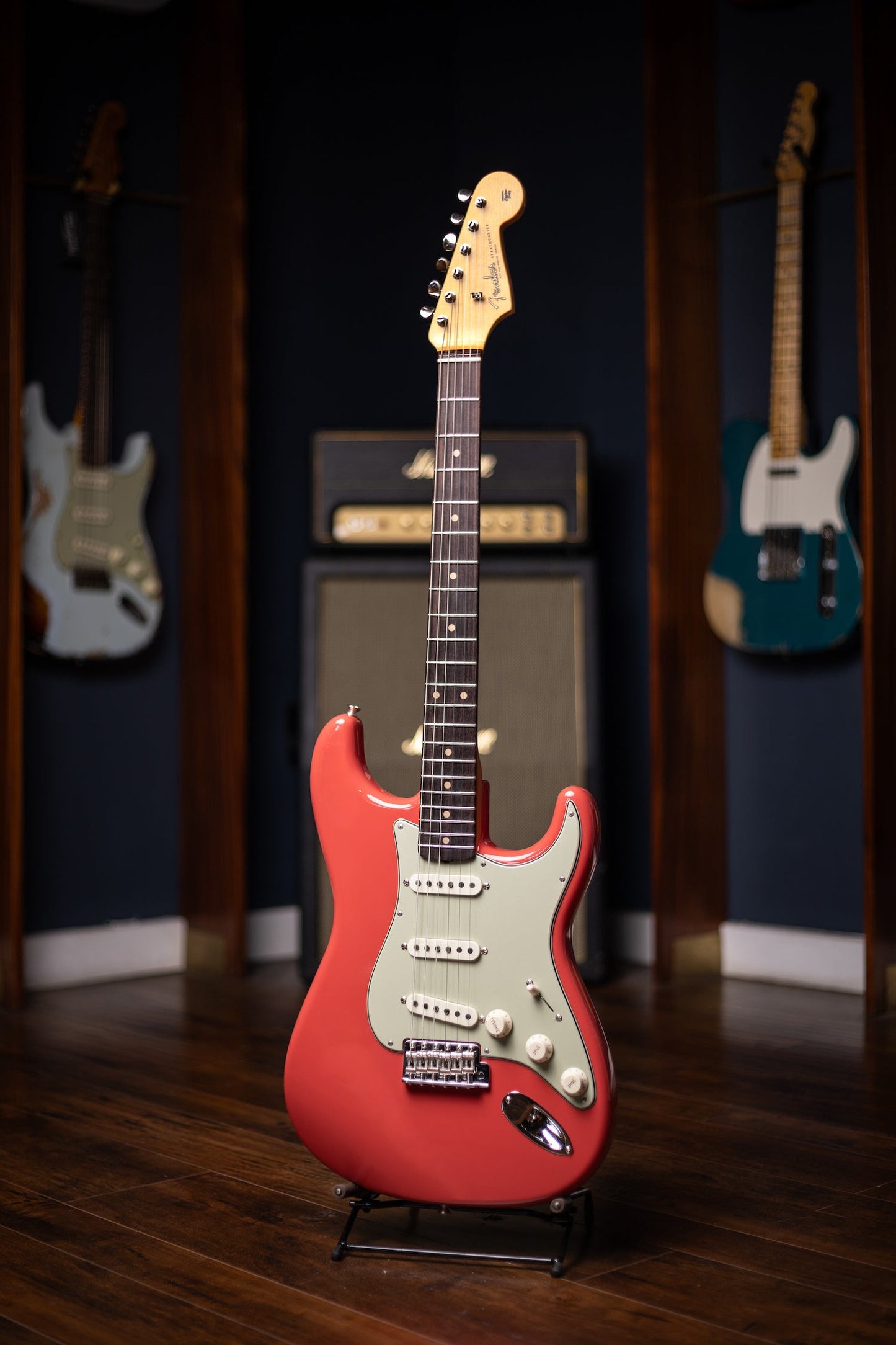 Fender Custom Shop Vintage Custom 1959 Stratocaster Electric Guitar - Fiesta Red
