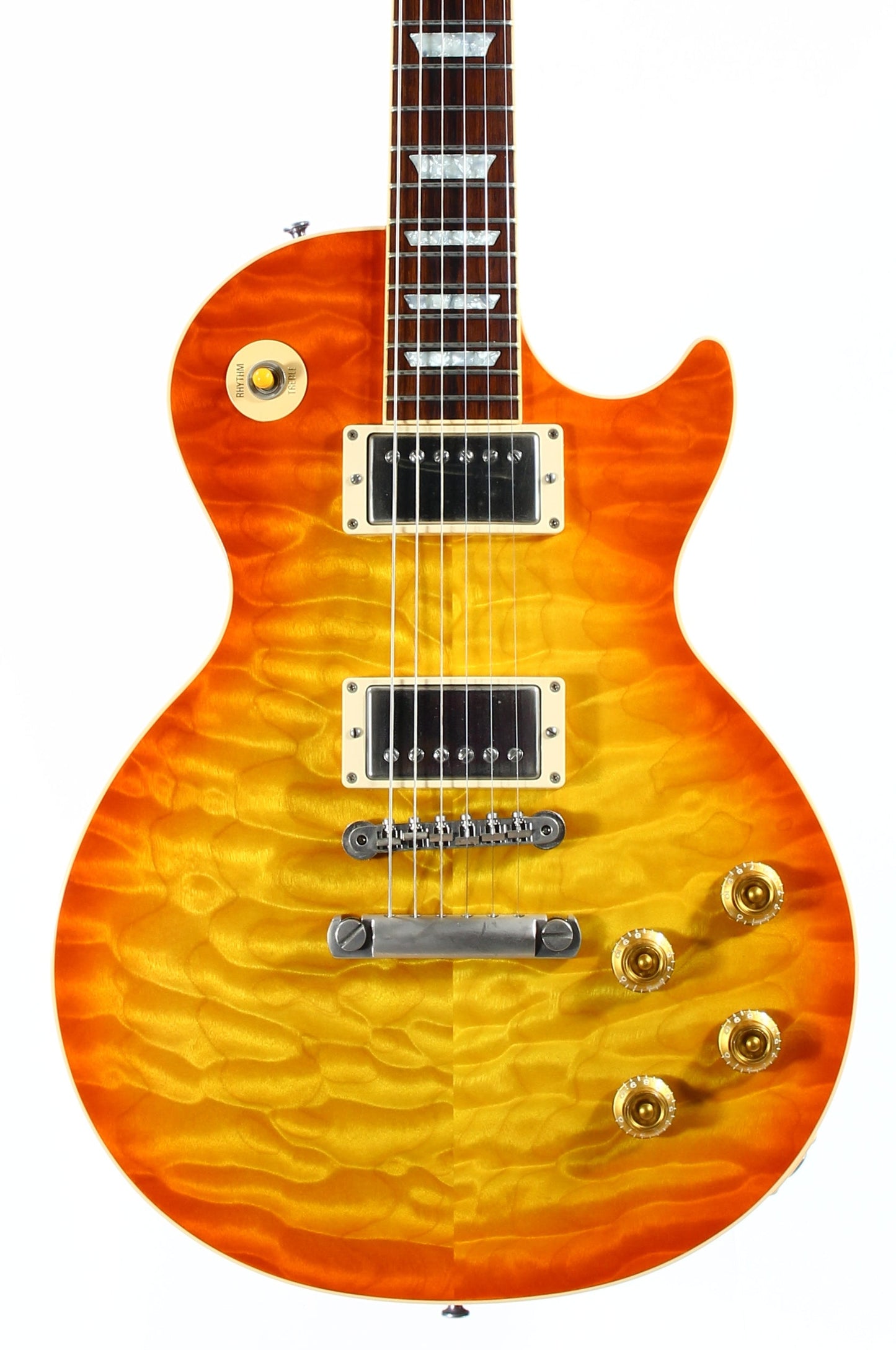 KILLER QUILT TOP! 2005 Gibson Custom Shop Class 5 Les Paul -- Tangerine Burst 1960 R0 60 1959 '59 Vibes