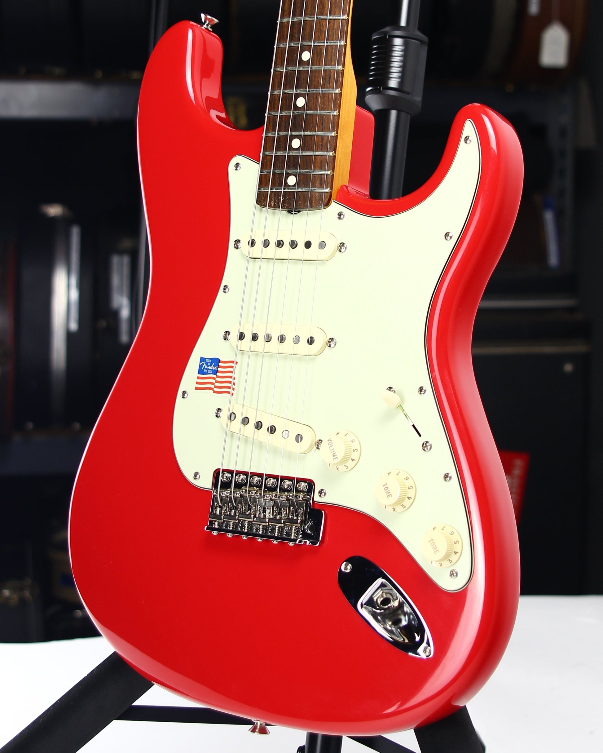2009 Fender Mark Knopfler Artist Series Signature Stratocaster American Vintage USA - Ash Body, Hot Rod Red, '62 Strat