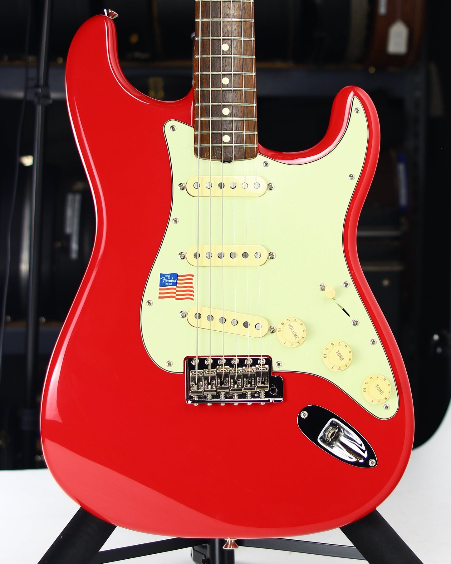 2009 Fender Mark Knopfler Artist Series Signature Stratocaster American Vintage USA - Ash Body, Hot Rod Red, '62 Strat