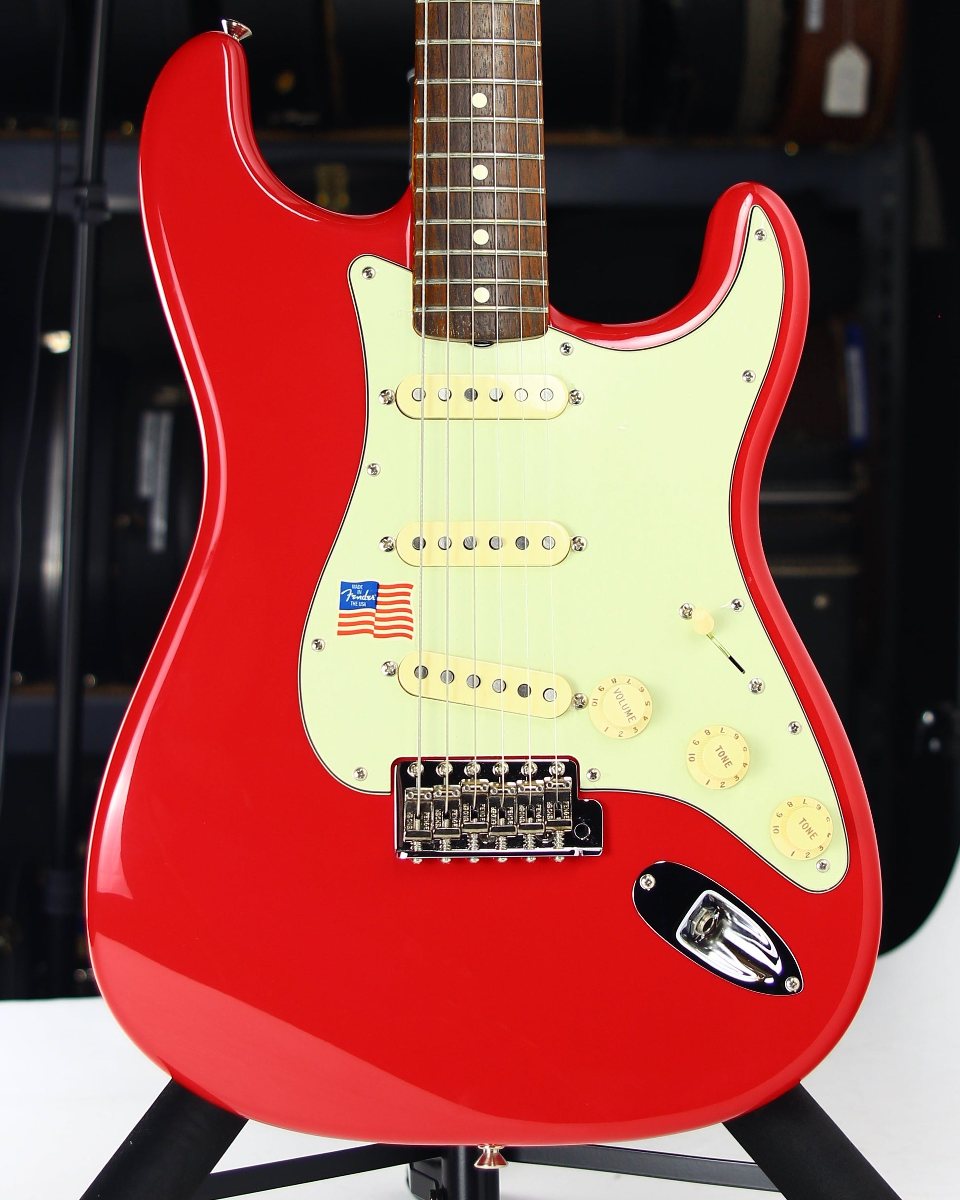 2009 Fender Mark Knopfler Artist Series Signature Stratocaster American Vintage USA - Ash Body, Hot Rod Red, '62 Strat