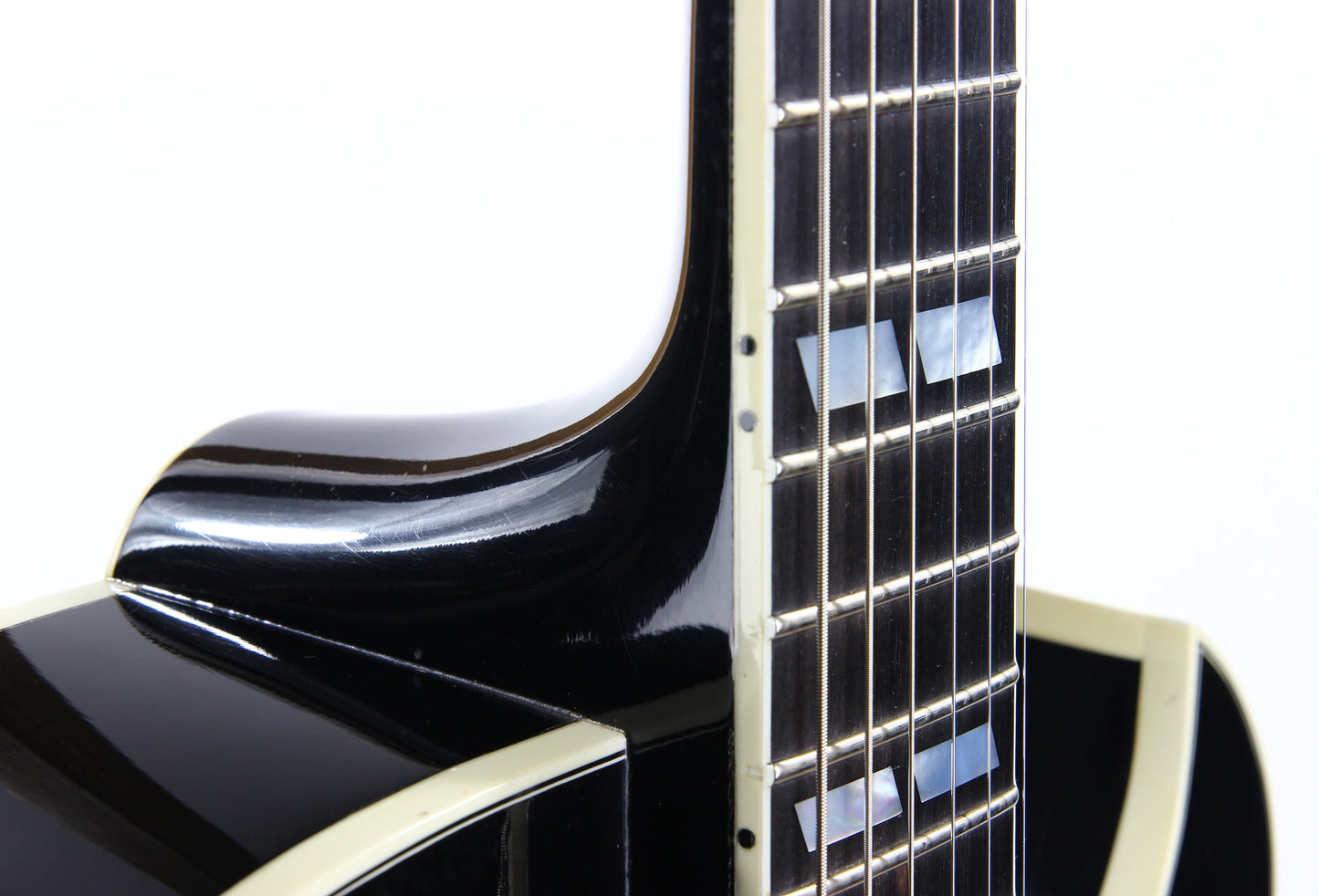 1998 Gibson Custom Shop Historic L-4 CES EBONY BLACK - Solid Spruce Carved Top, ES-175 L4 CES L5