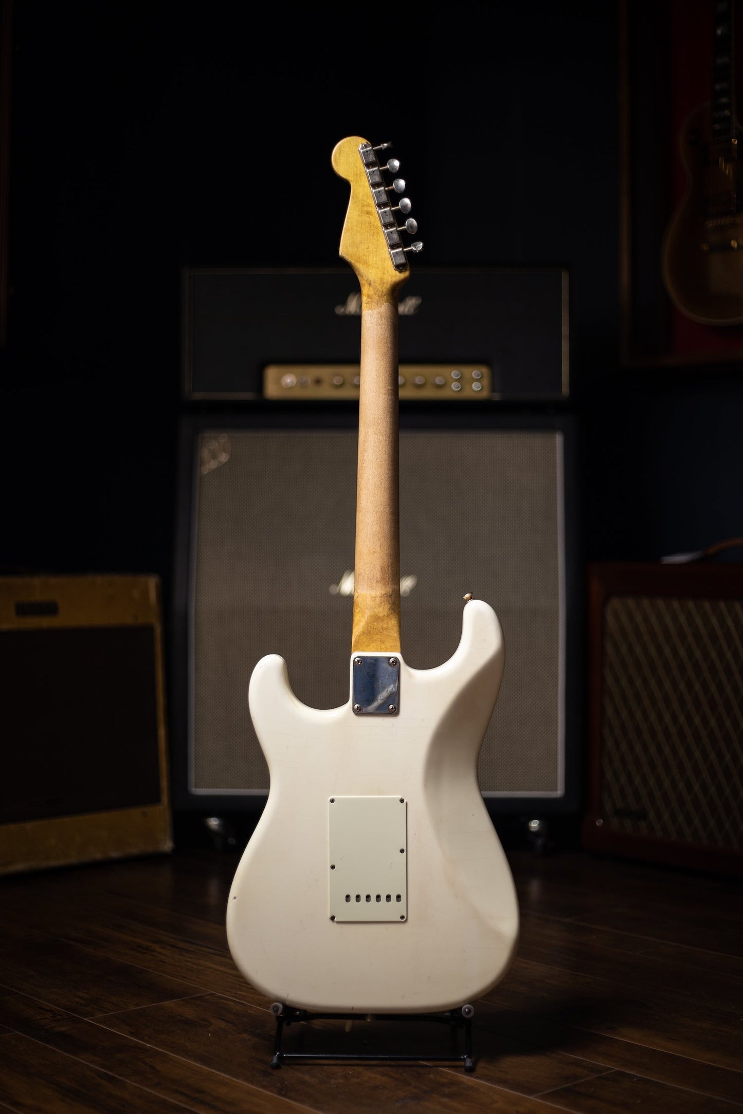 Walt Grace Customs 60's Indian Rosewood S-Type Electric Guitar - Olympic White