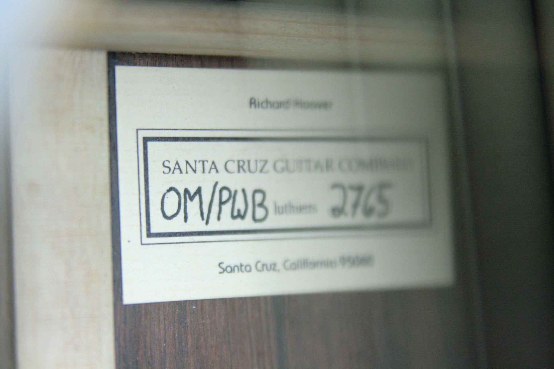 2004 Santa Cruz OM PW BRAZILIAN ROSEWOOD Acoustic Guitar! Prewar style pwb oo 0 d 000