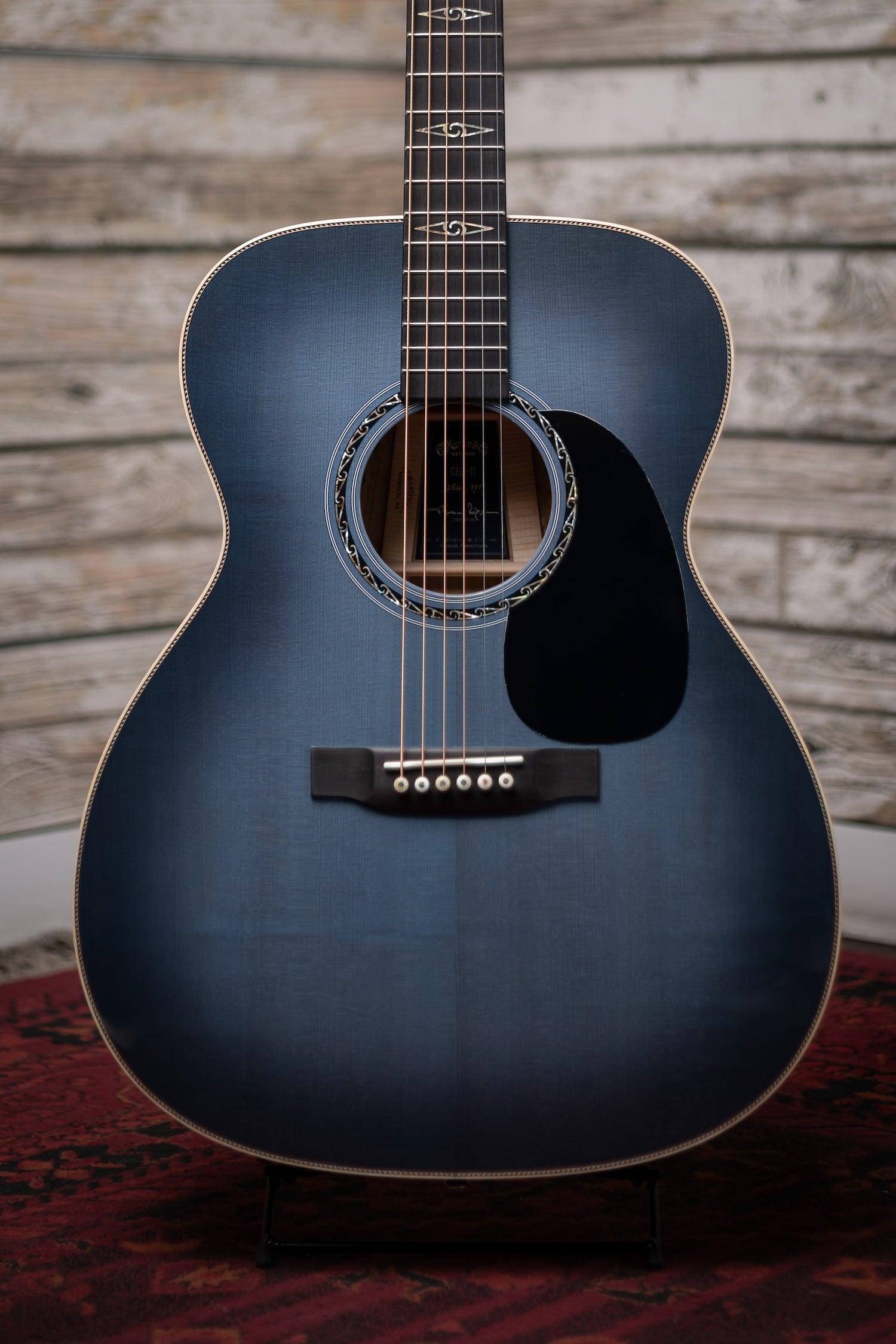 Martin CEO-11 Acoustic Guitar -New Horizons Blue Burst
