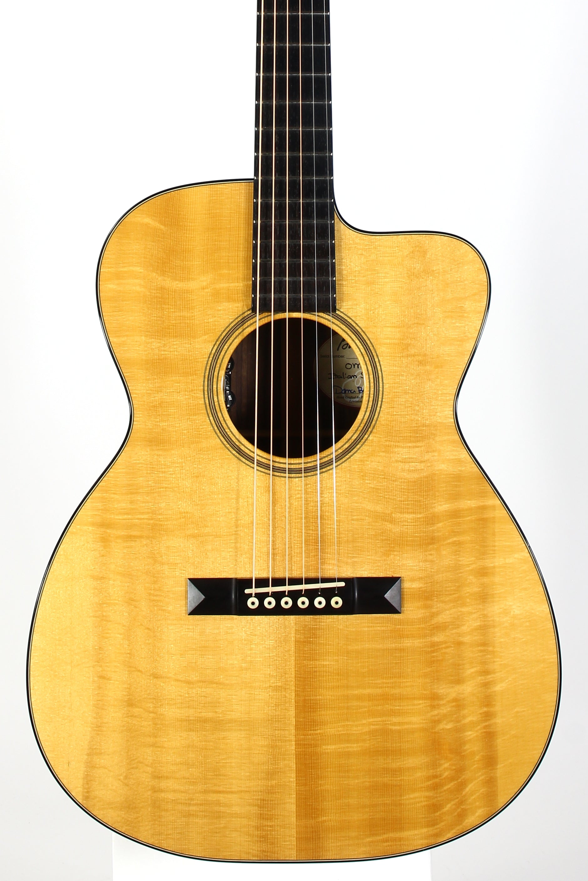 Bourgeois OM-C 2007 Cutaway Custom Acoustic Guitar - Italian Spruce Indian Rosewood