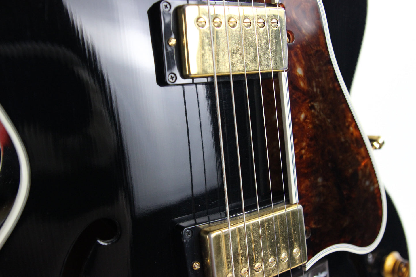 1998 Gibson Custom Shop Historic L-4 CES EBONY BLACK - Solid Spruce Carved Top, ES-175 L4 CES L5