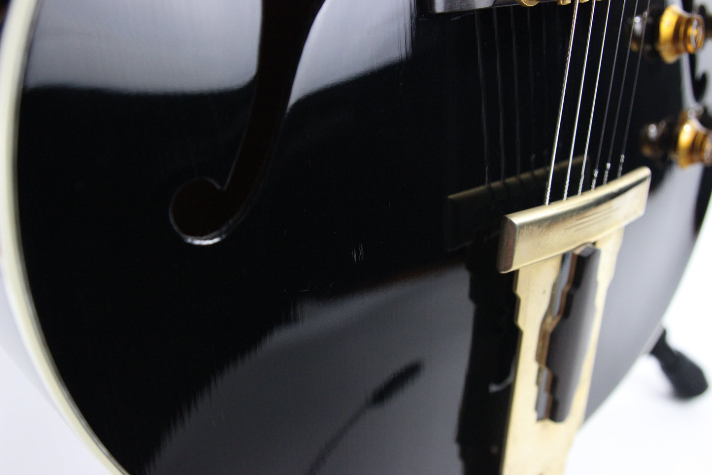 1998 Gibson Custom Shop Historic L-4 CES EBONY BLACK - Solid Spruce Carved Top, ES-175 L4 CES L5