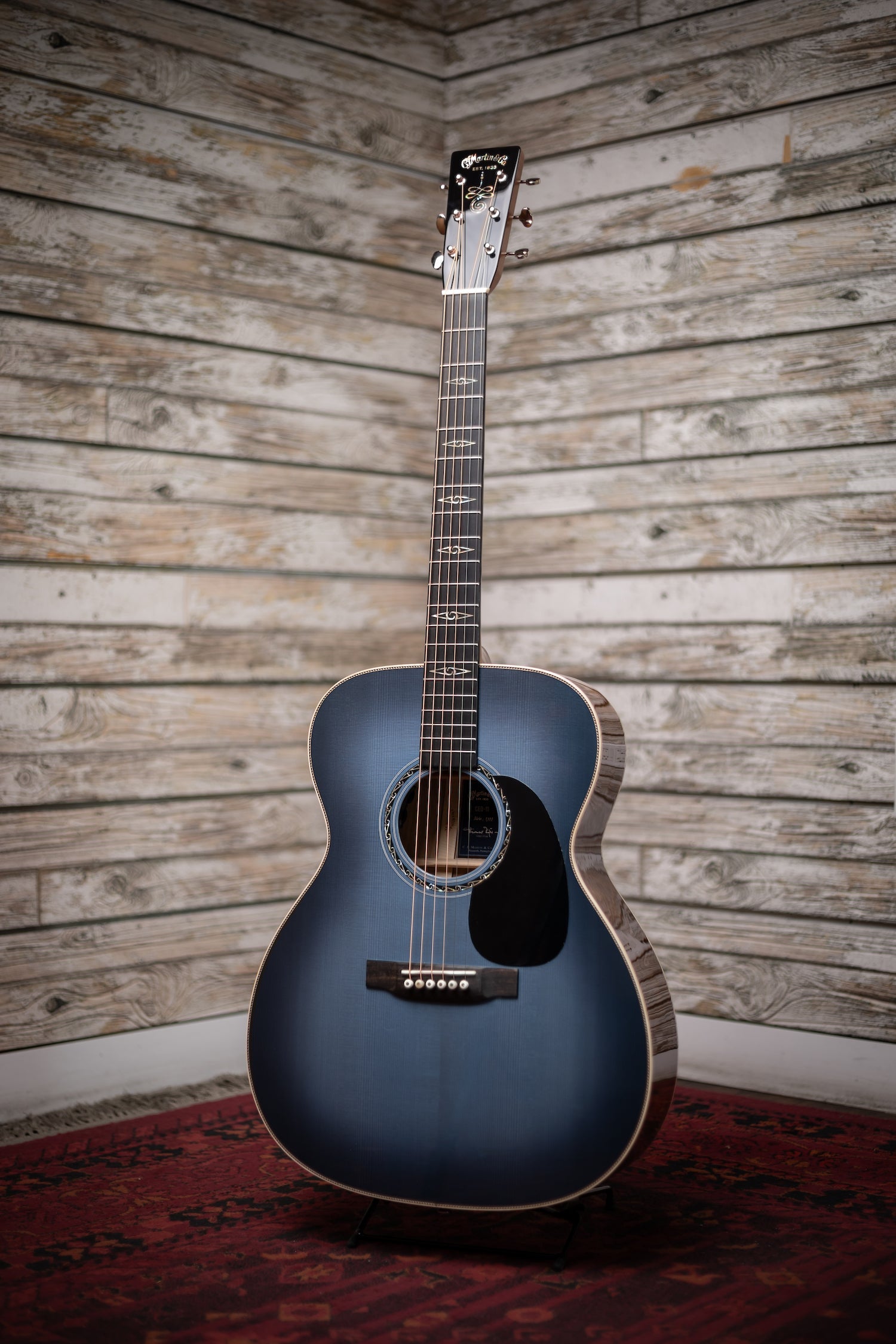 Martin CEO-11 Acoustic Guitar -New Horizons Blue Burst