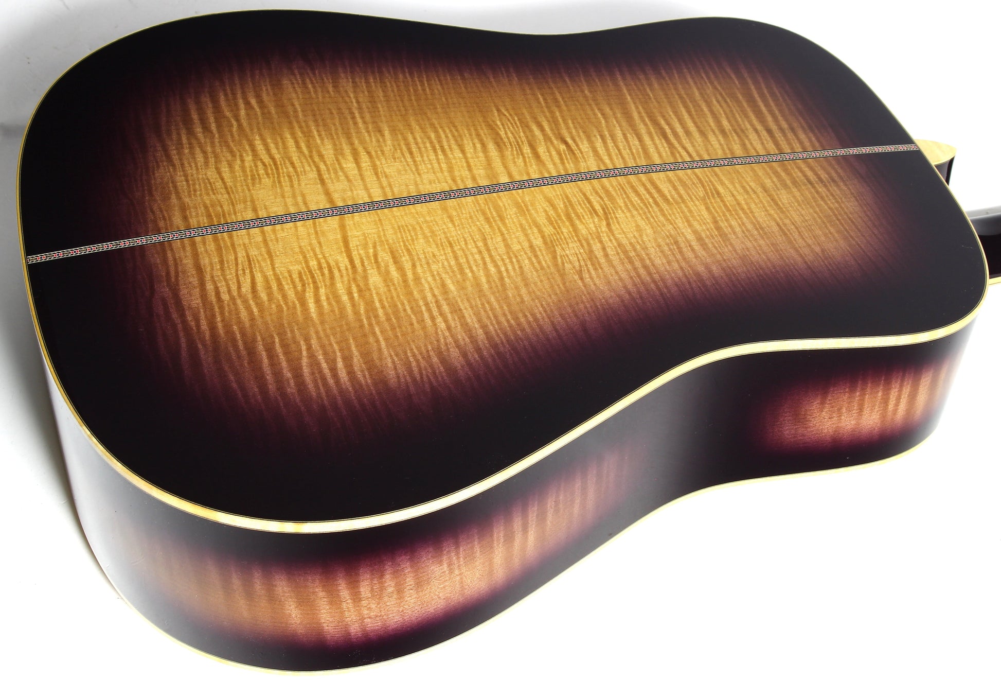 MINT Martin D-42 Purple Martin Flamed Myrtle Limited Edition - Dreadnought, Purple Sunburst