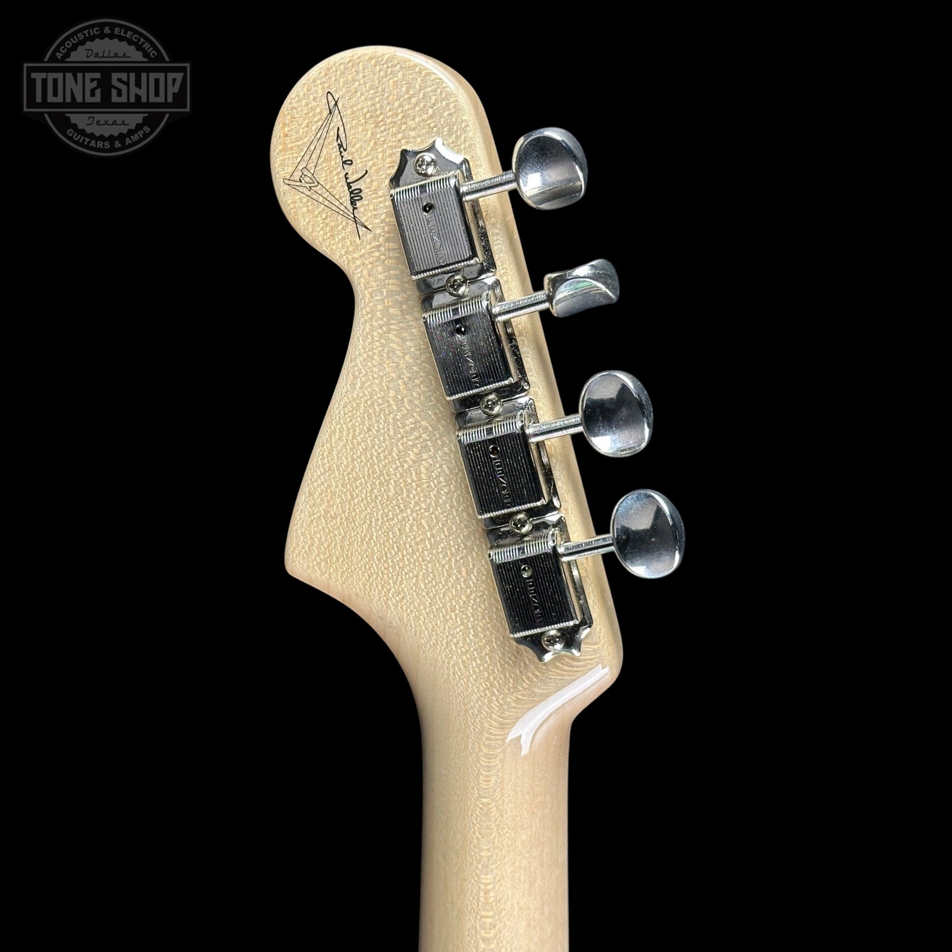 Used 2021 Fender Paul Waller Masterbuilt 50's Elecric Mando Surf Green W/Case TSU24587