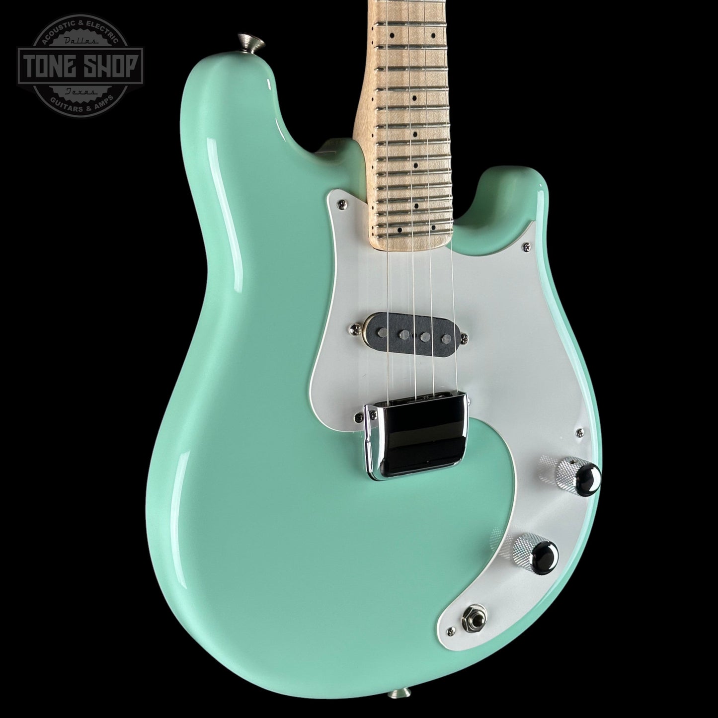 Used 2021 Fender Paul Waller Masterbuilt 50's Elecric Mando Surf Green W/Case TSU24587