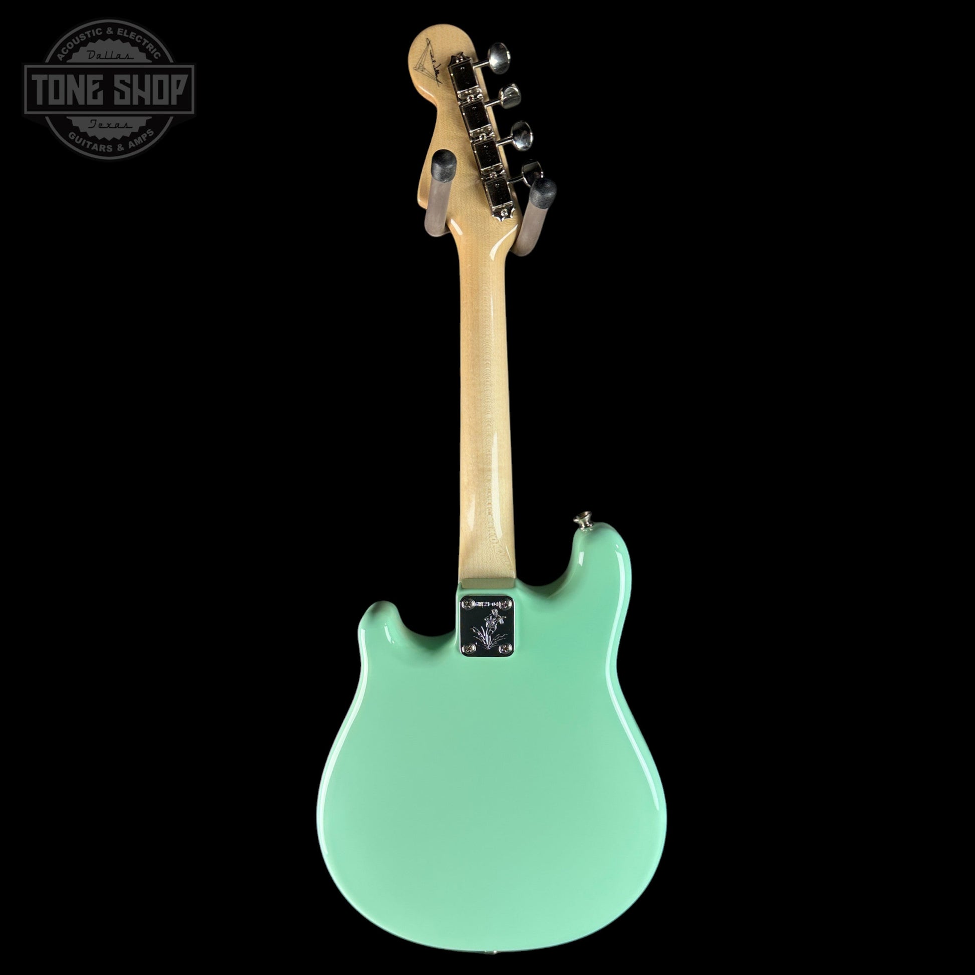 Used 2021 Fender Paul Waller Masterbuilt 50's Elecric Mando Surf Green W/Case TSU24587