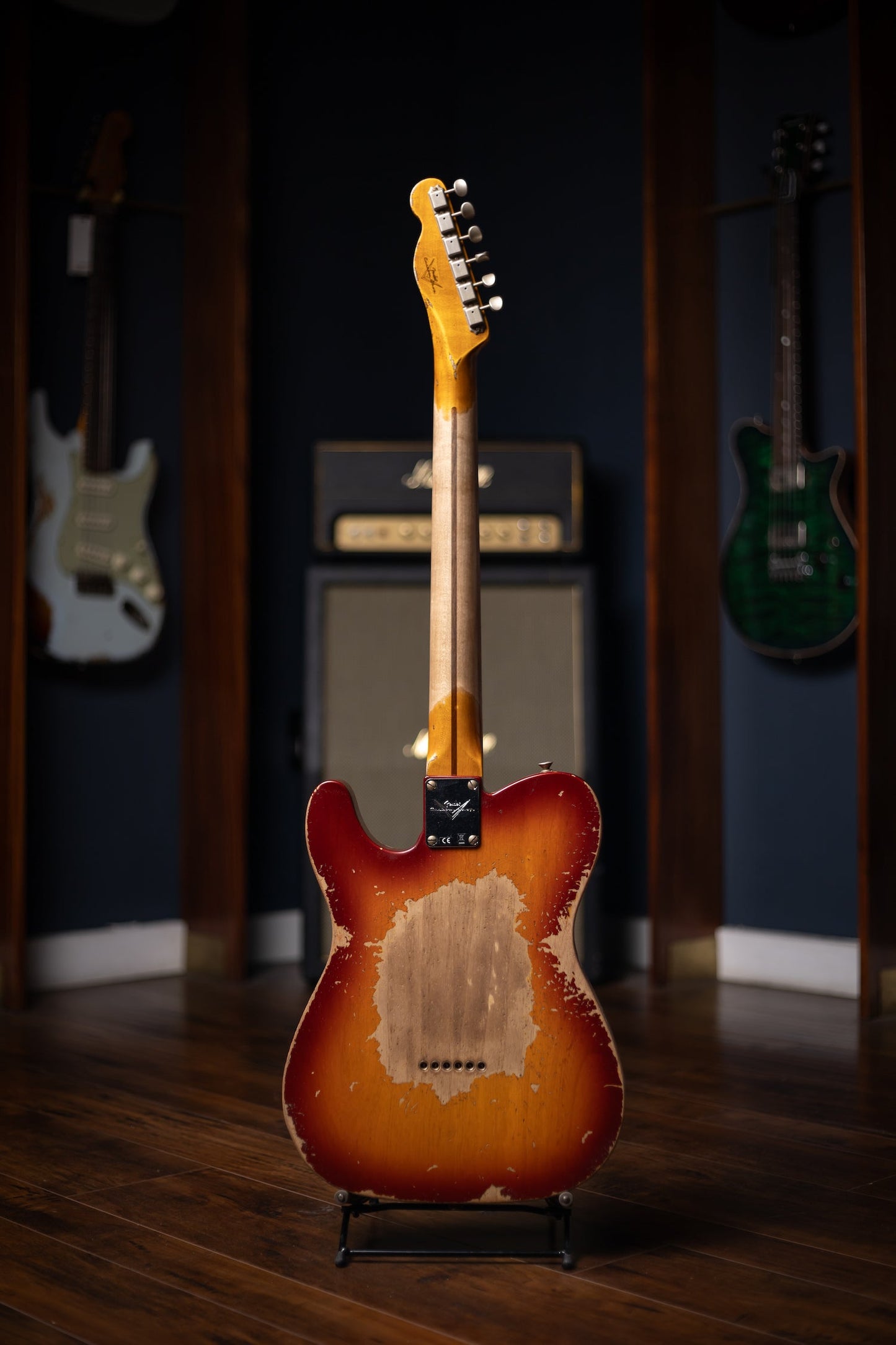 Fender Custom Shop 1952 Telecaster Super Heavy Relic Electric Guitar - Aged Cherry Sunburst