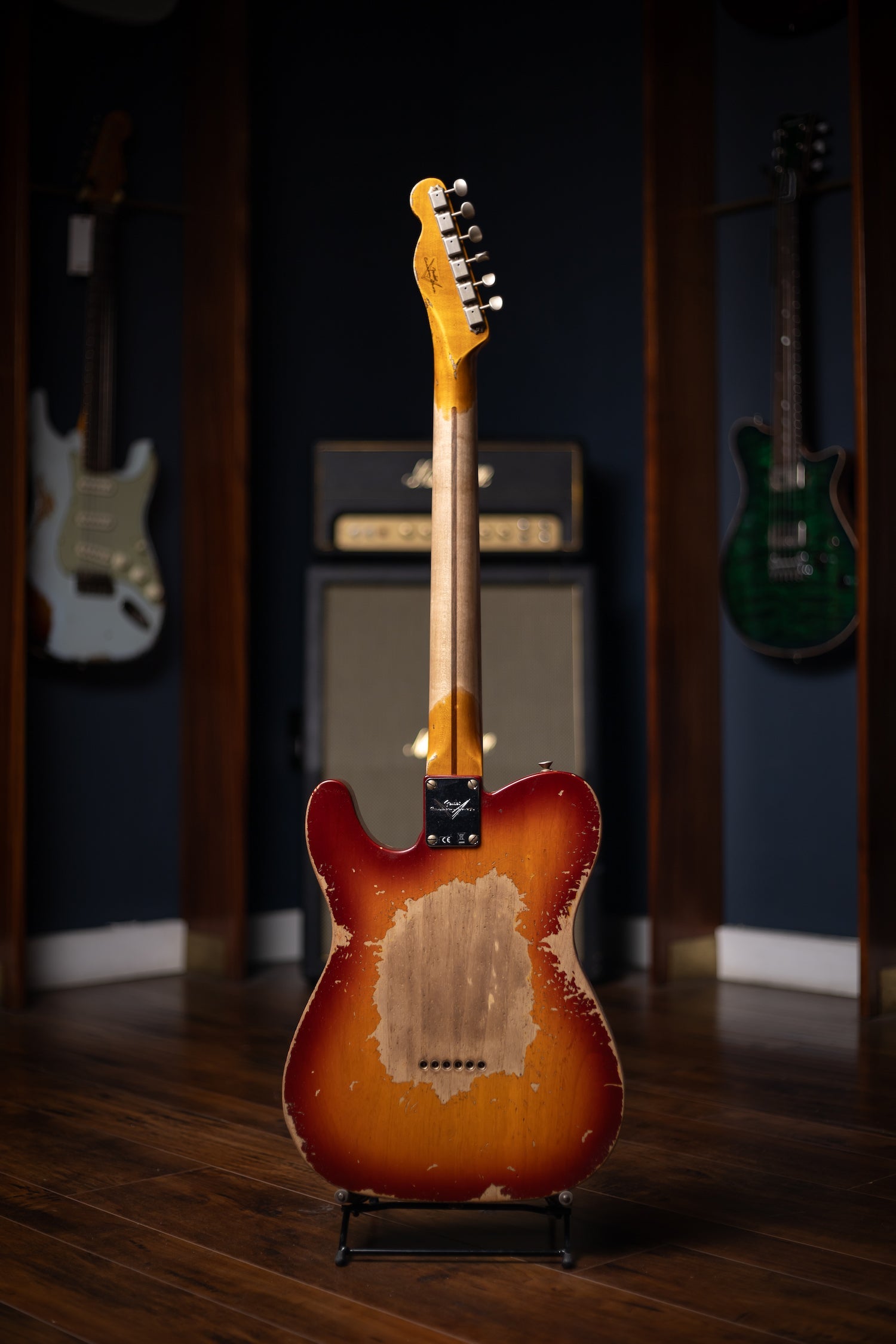 Fender Custom Shop 1952 Telecaster Super Heavy Relic Electric Guitar - Aged Cherry Sunburst