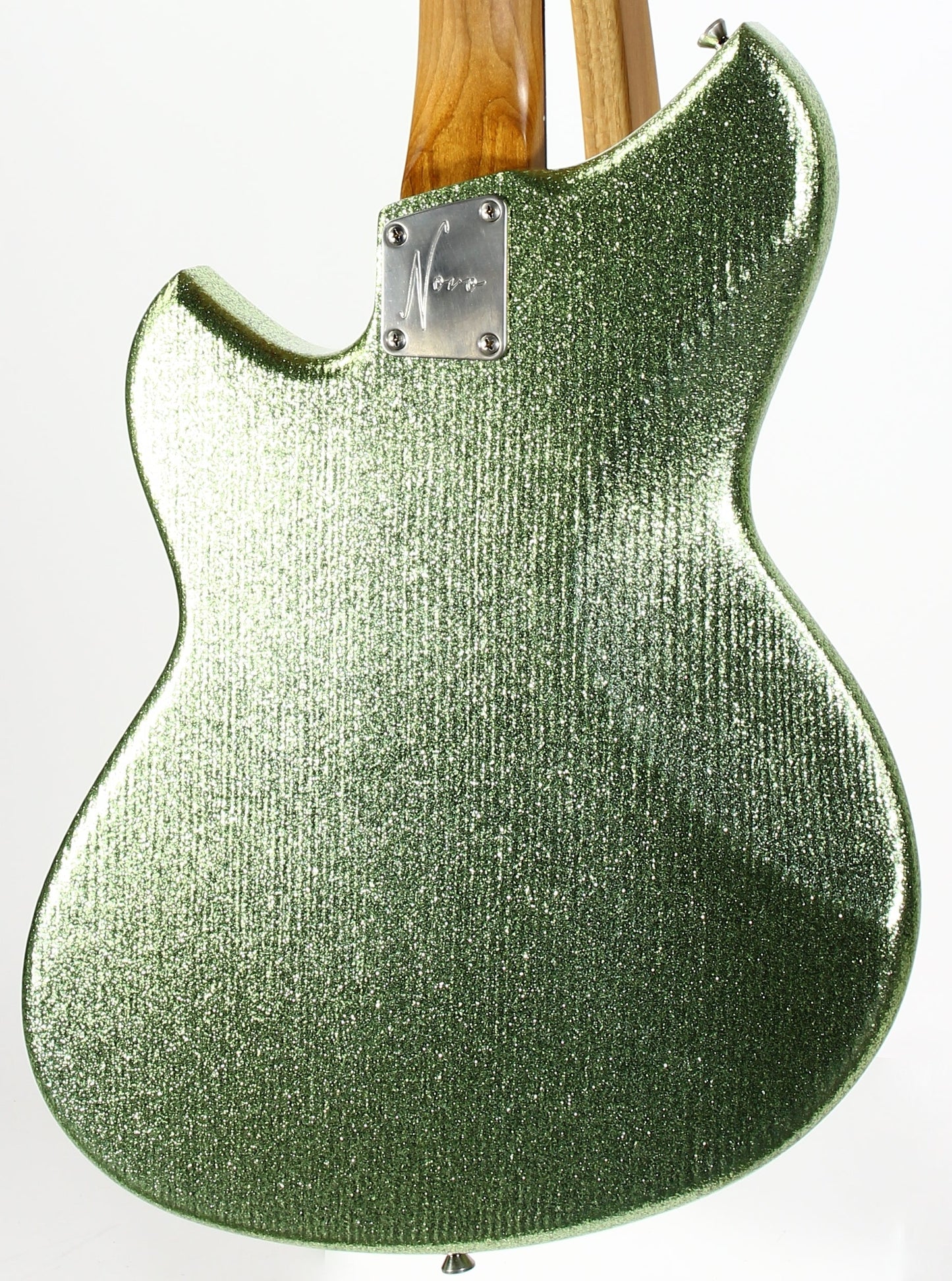 2026 NOVO Serus J Custom Coke Bottle Green Sparkle, Pine Body, Made in USA Relic