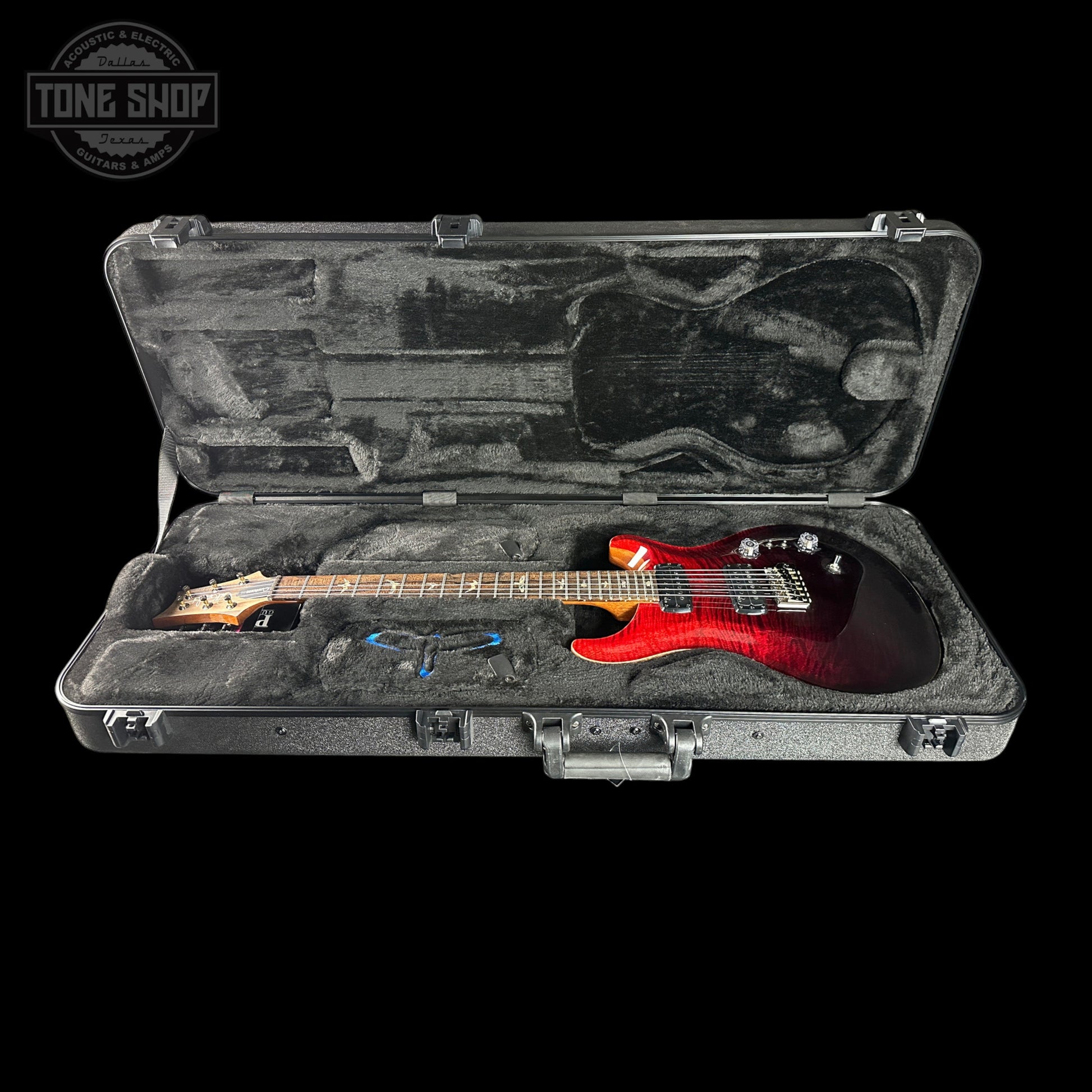 PRS Custom 24-08 Mango Limited Fire Red / Gray Black Fade w/case 0424349