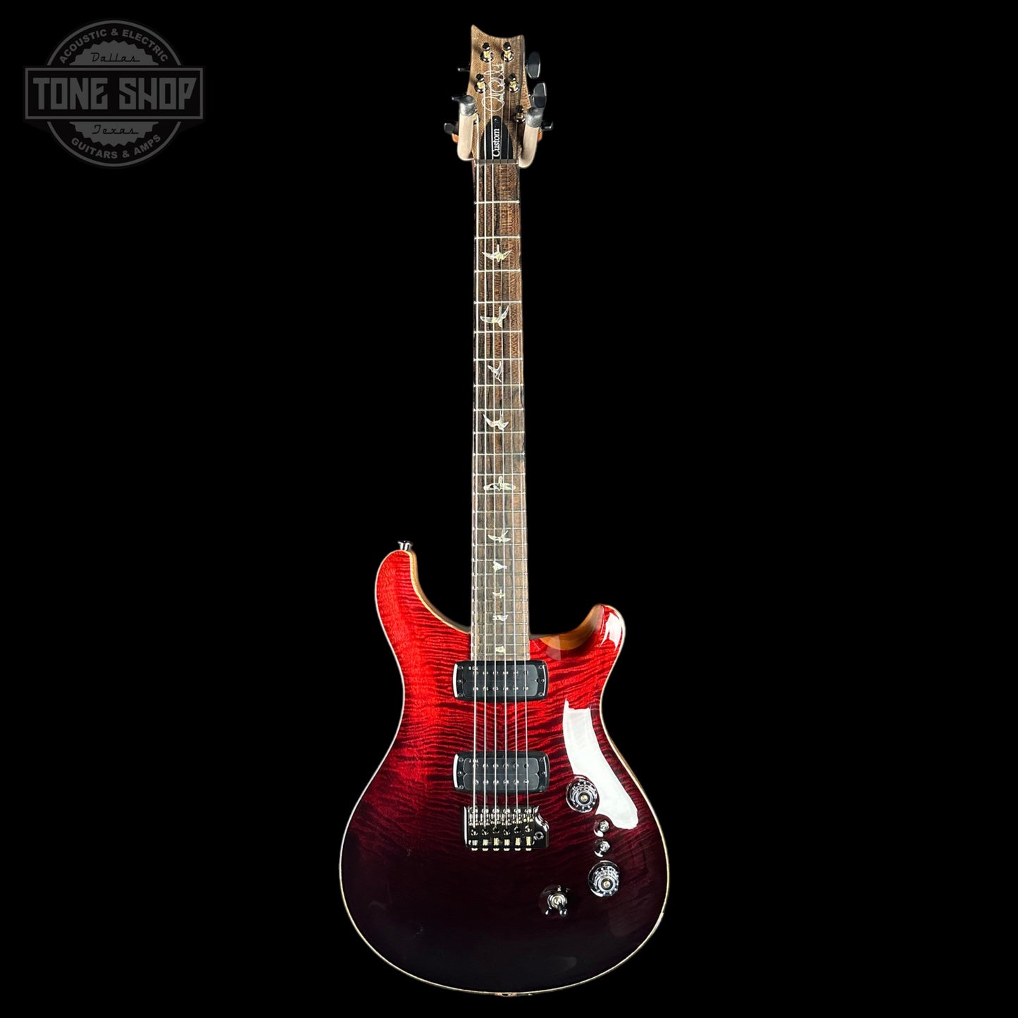 PRS Custom 24-08 Mango Limited Fire Red / Gray Black Fade w/case 0424349