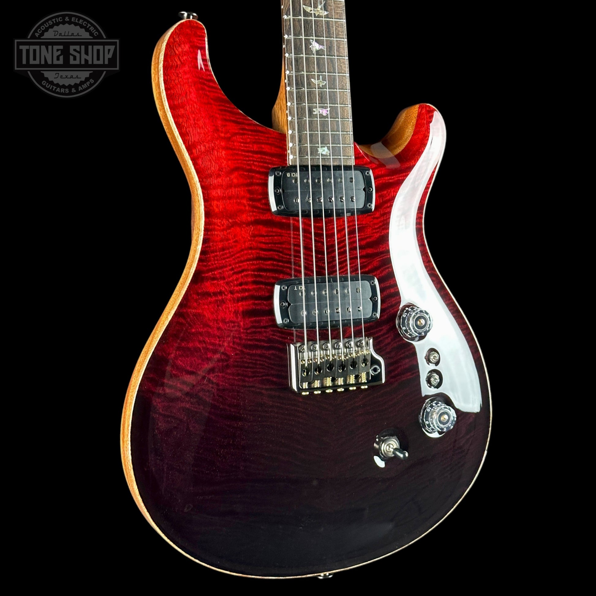 PRS Custom 24-08 Mango Limited Fire Red / Gray Black Fade w/case 0424349