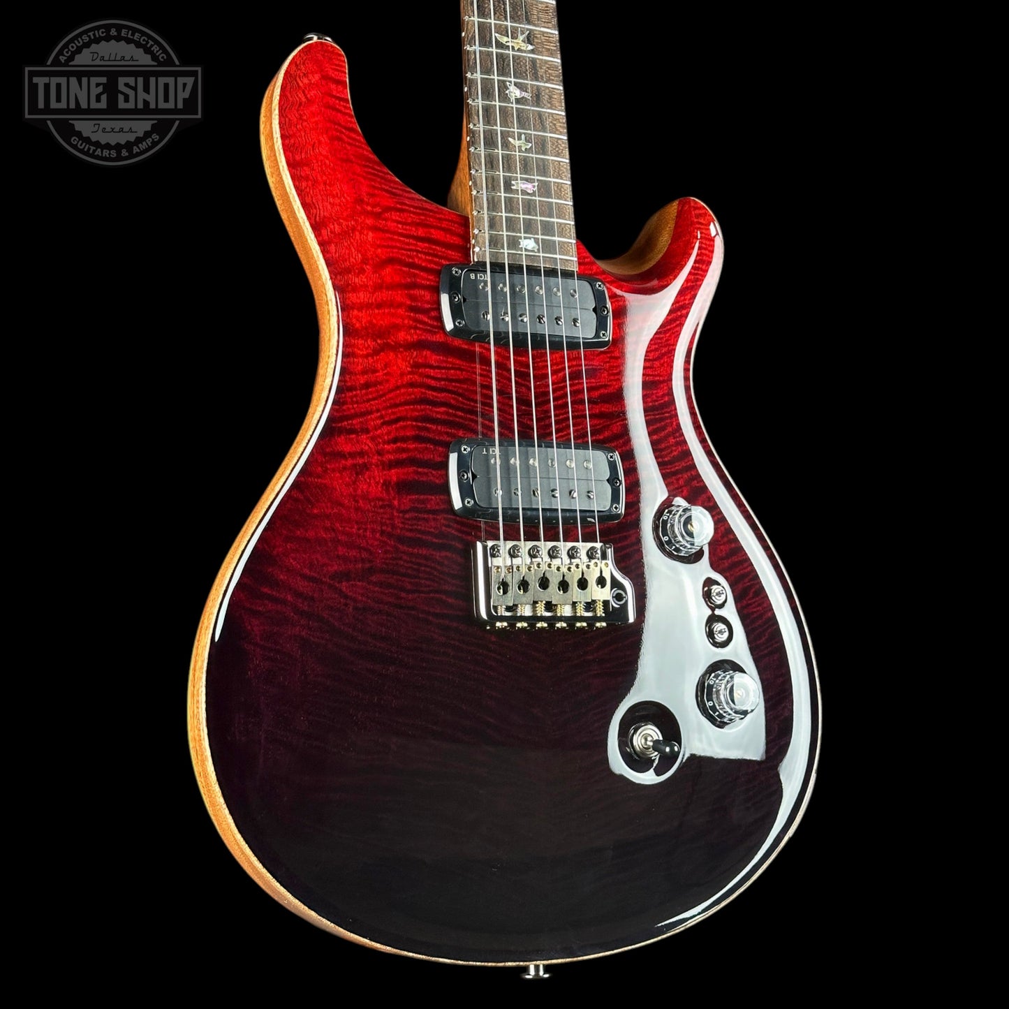 PRS Custom 24-08 Mango Limited Fire Red / Gray Black Fade w/case 0424349