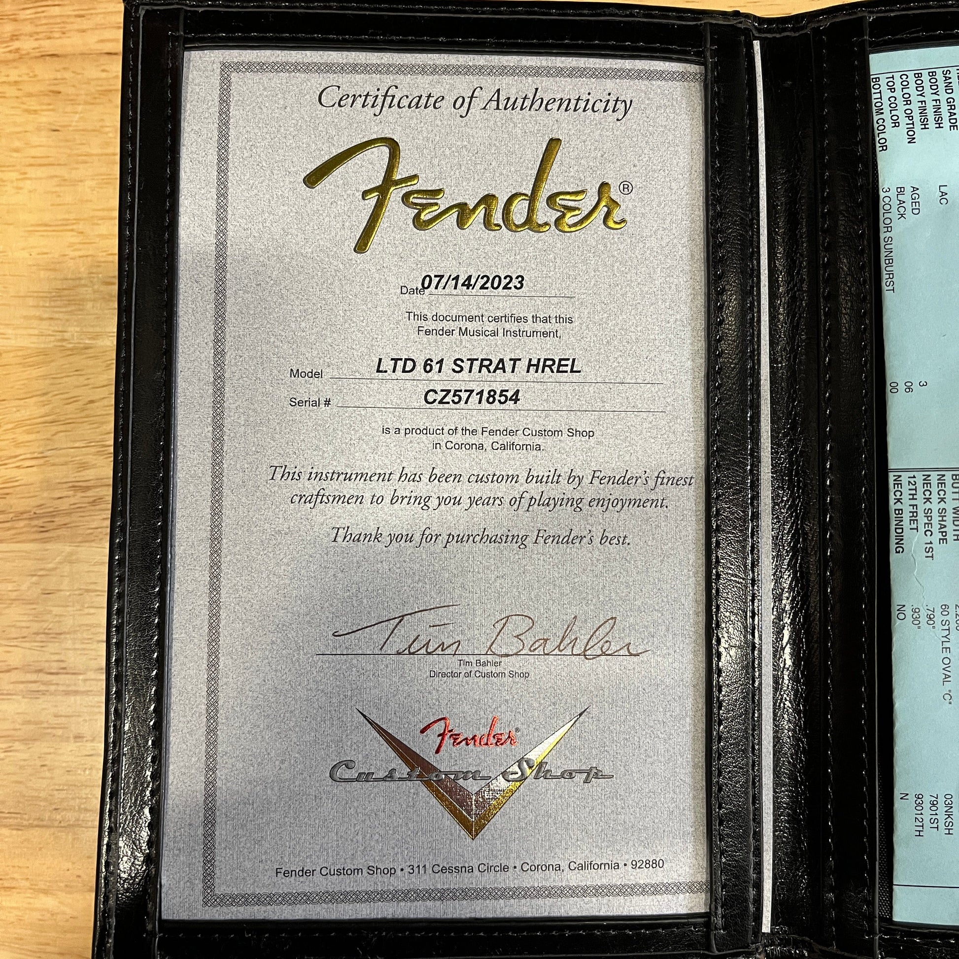 Fender Custom Shop Limited 1961 Stratocaster Heavy Relic - Aged Black Over 3 Color Sunburst