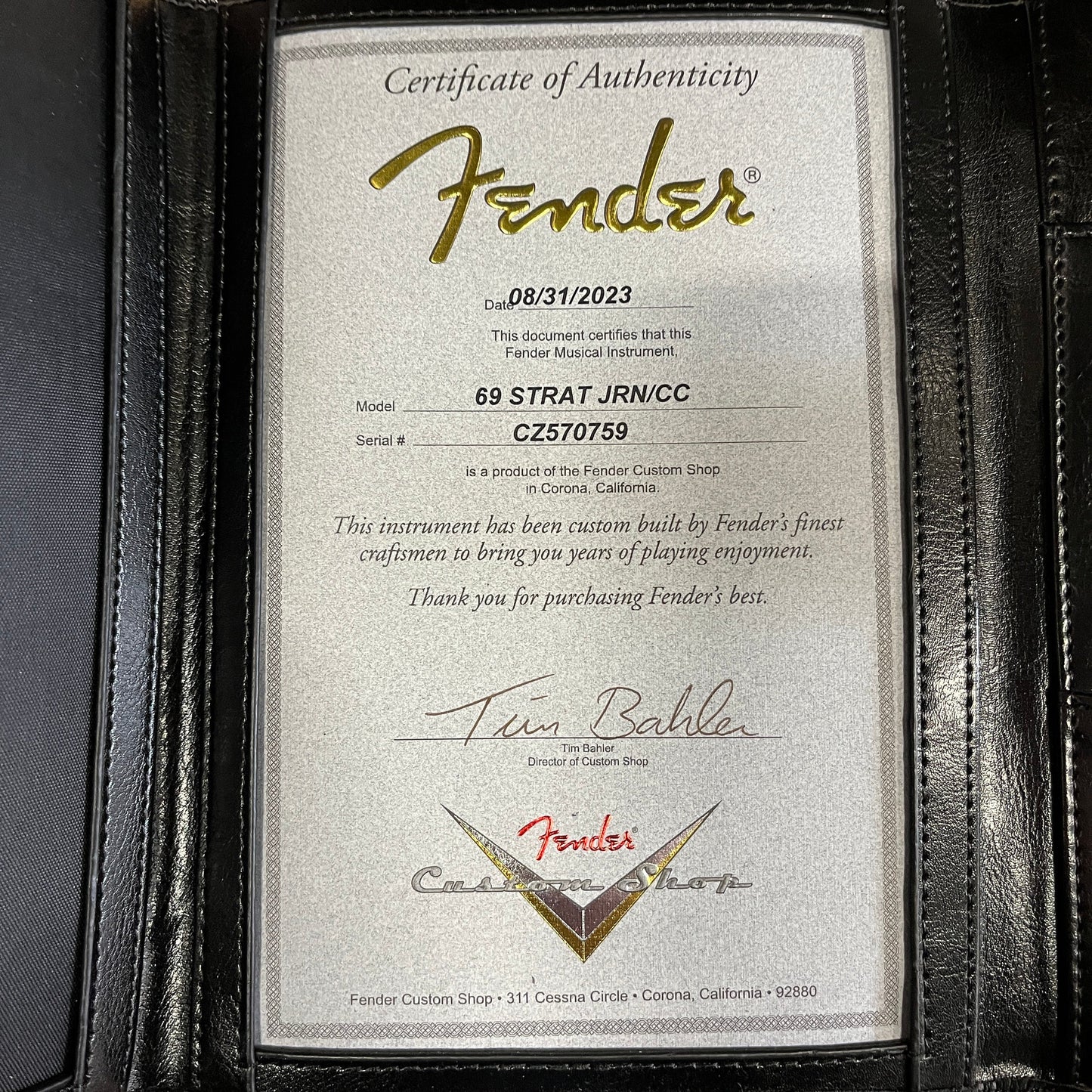 Fender Custom Shop 1969 Staratocaster Journeyman - Aged Fire Mist Silver