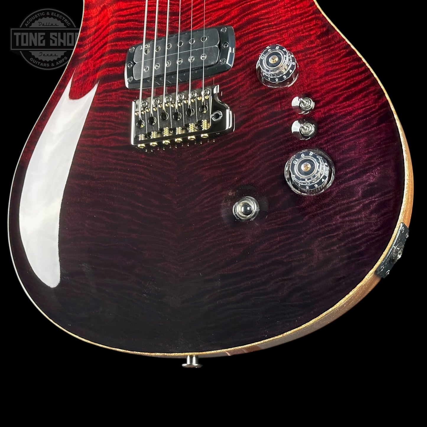 PRS Custom 24-08 Mango Limited Fire Red / Gray Black Fade w/case 0424349