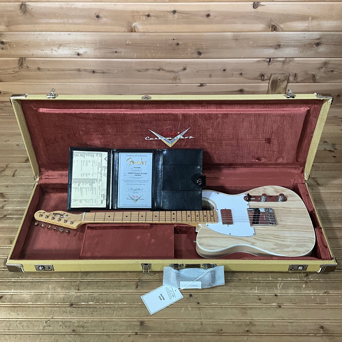 Fender Custom Shop Albert Collins Signature Telecaster Electric Guitar - Natural