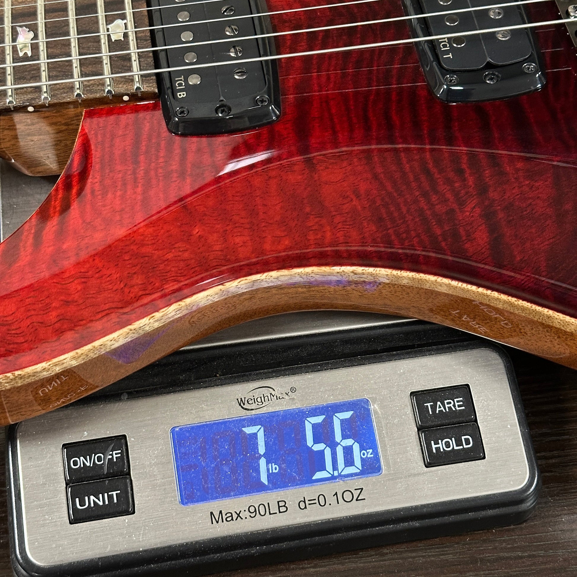 PRS Custom 24-08 Mango Limited Fire Red / Gray Black Fade w/case 0424349