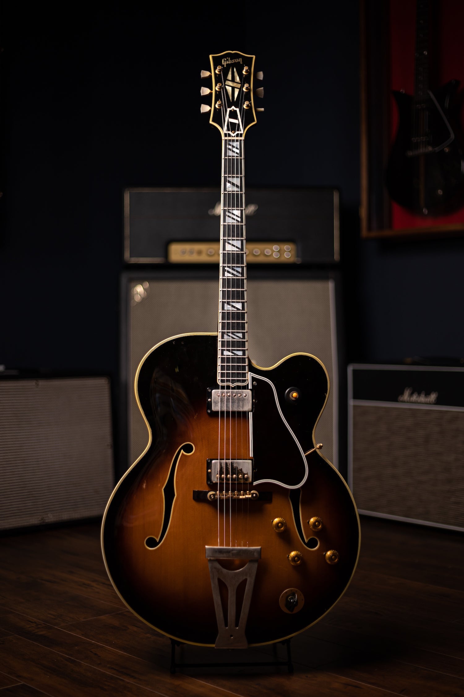1961 Gibson Super 400 CES with Factory Varitone Stereo Electric Guitar - Sunburst ( GAVE BACK )