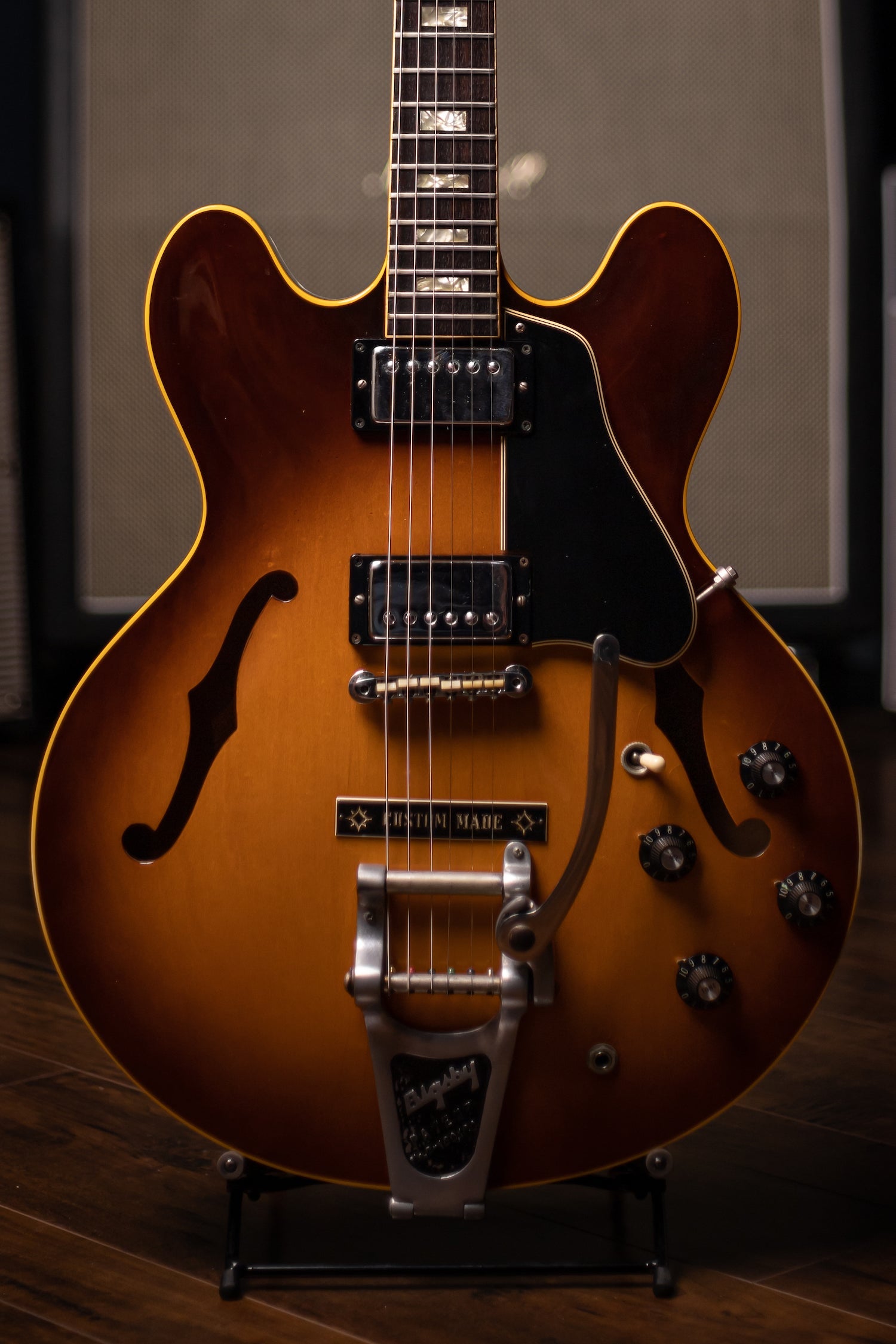 1967 Gibson ES-335 "Custom Made" with Factory Bigsby Electric Guitar - Sunburst