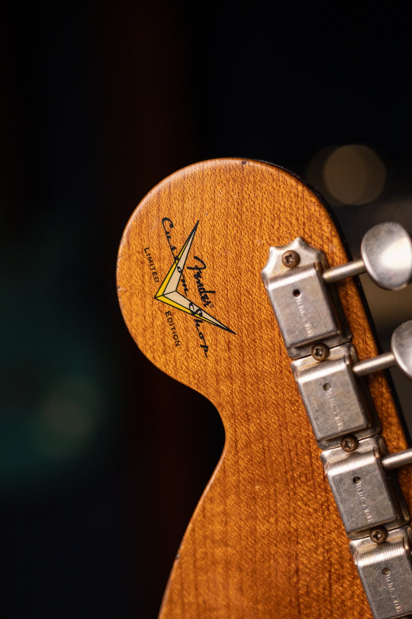 Used 2023 Fender Custom Shop Limited Edition Roasted "Big Head" Stratocaster® Relic® Electric Guitar - Faded Aged Sherwood Green Metallic