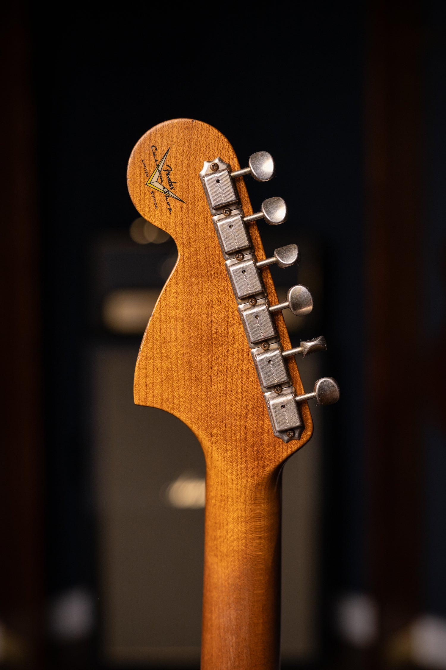 Used 2023 Fender Custom Shop Limited Edition Roasted "Big Head" Stratocaster® Relic® Electric Guitar - Faded Aged Sherwood Green Metallic