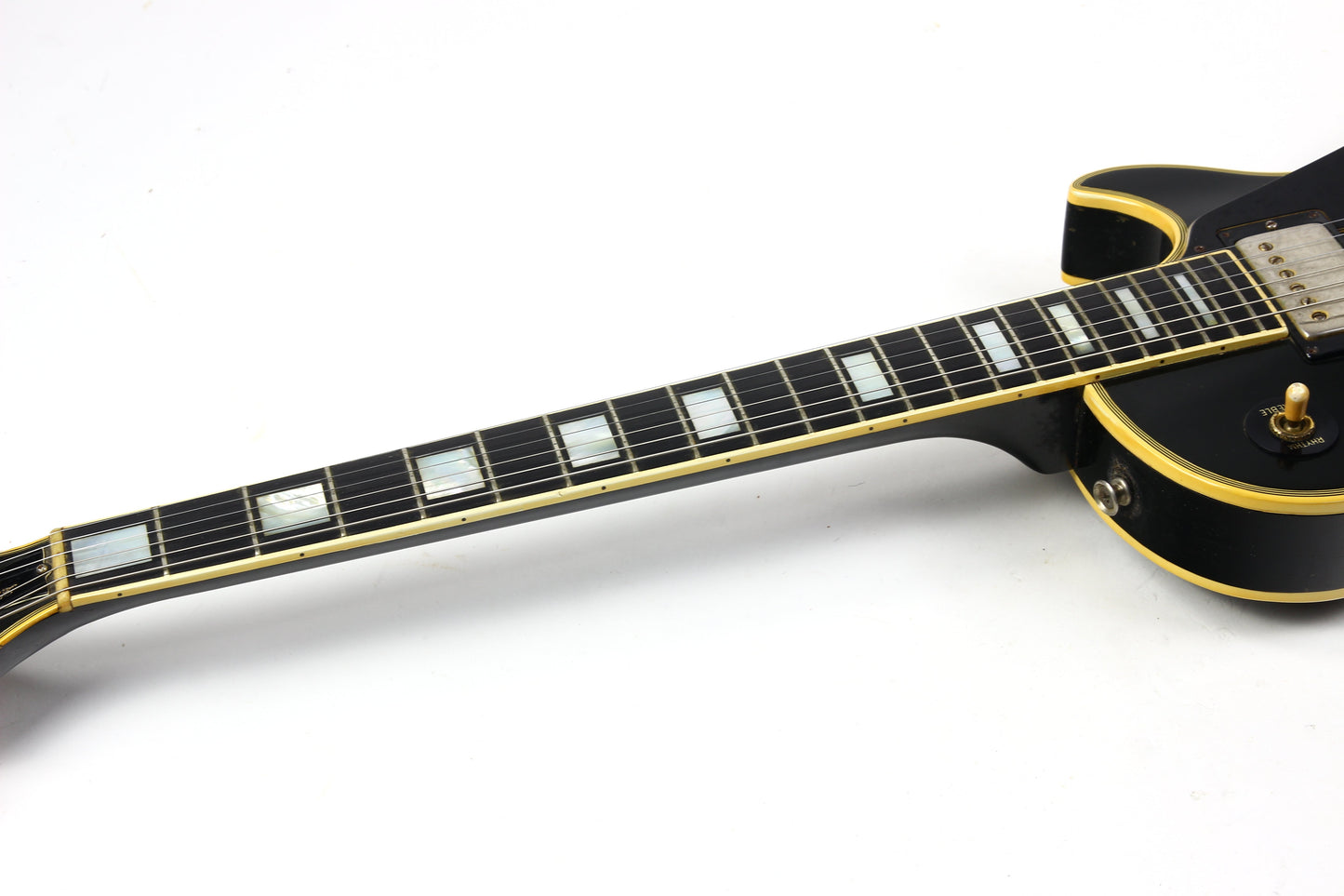 1973 Gibson Les Paul Custom BLACK BEAUTY Vintage Electric Guitar Original PAT # Pickups