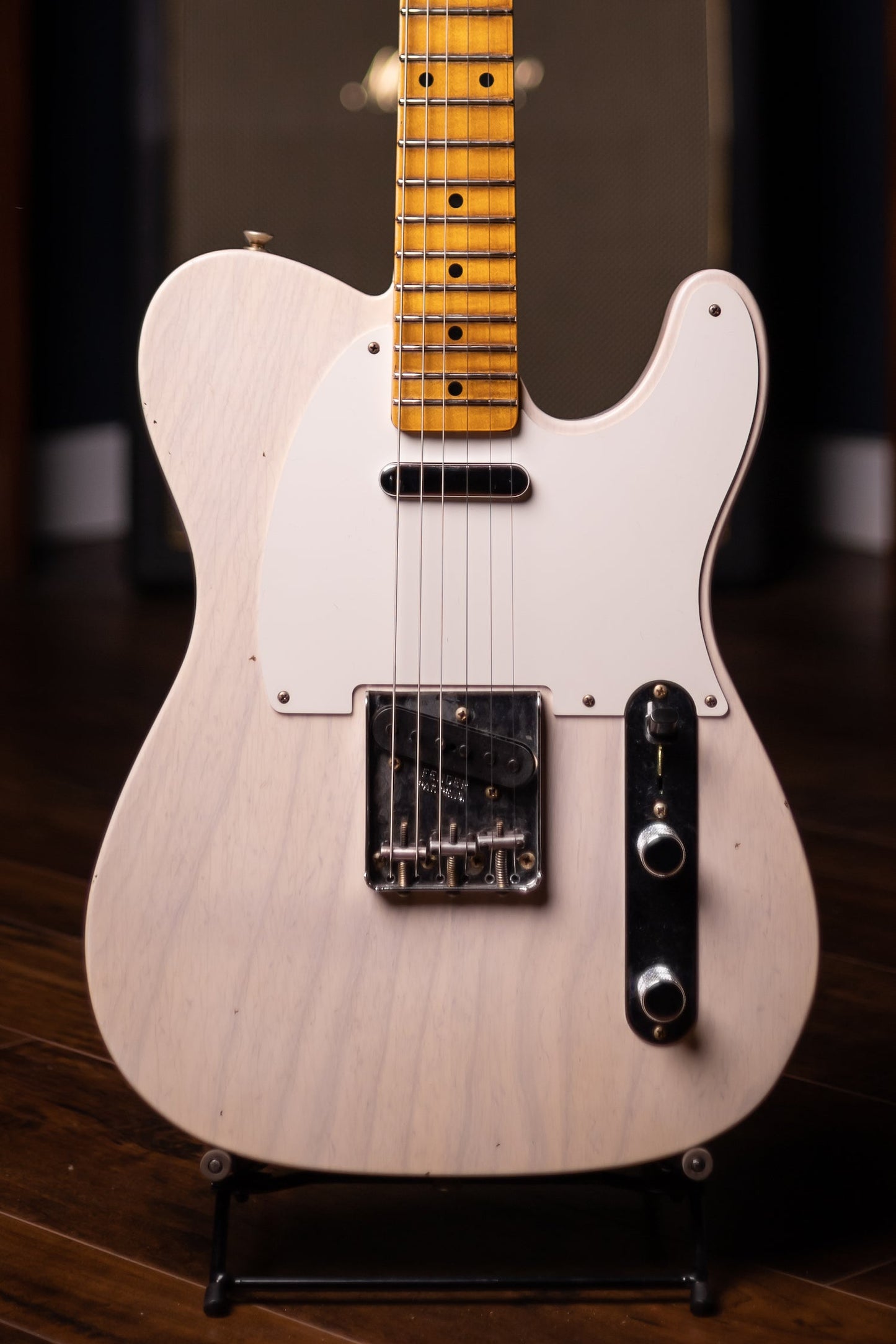 2022 Fender Custom Shop Journeyman Relic 1957 Telecaster Electric Guitar - Aged White Blonde