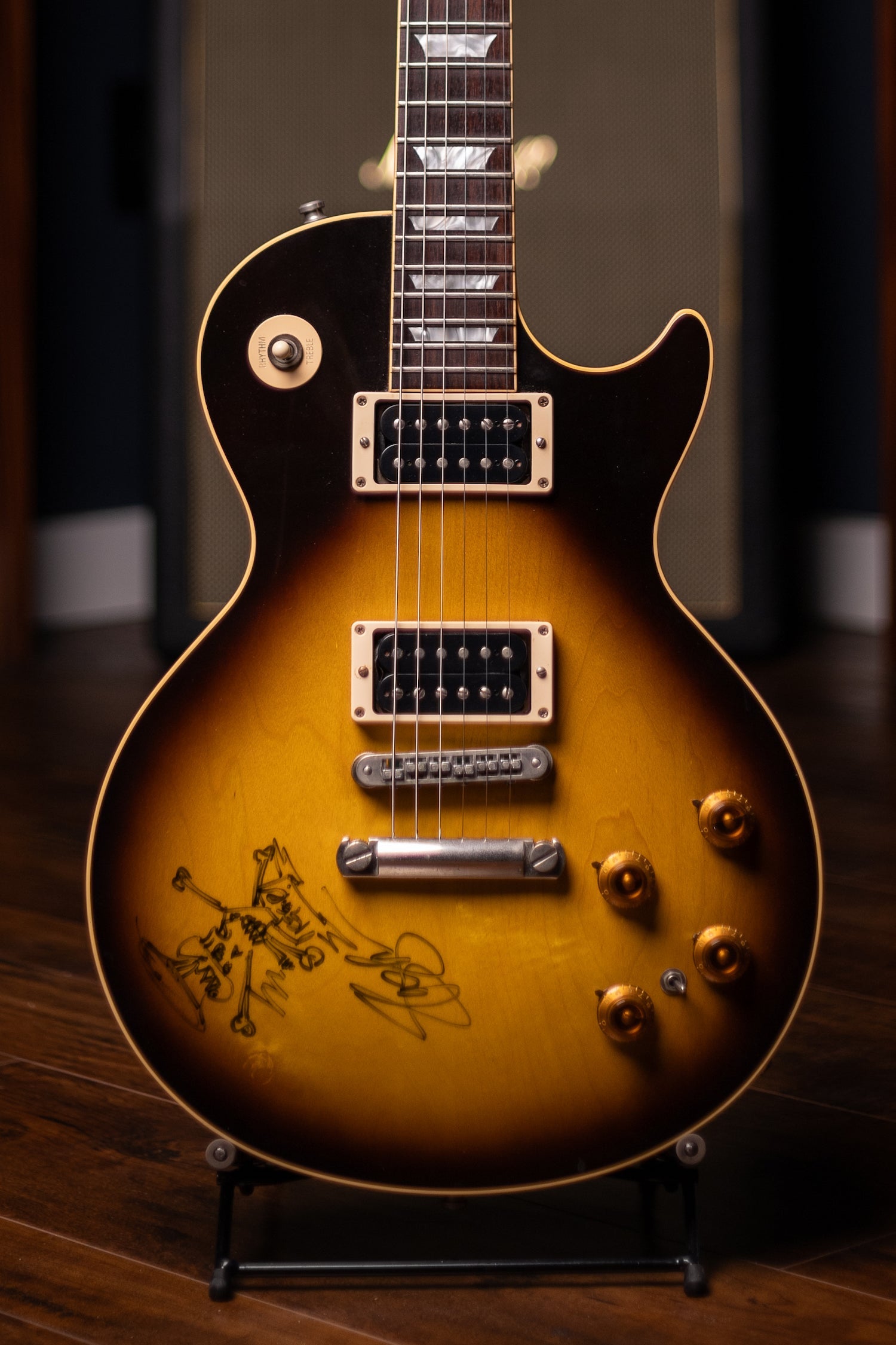 2004 Gibson Custom Shop Slash Les Paul Autographed by Slash Electric Guitar - Tobacco Burst
