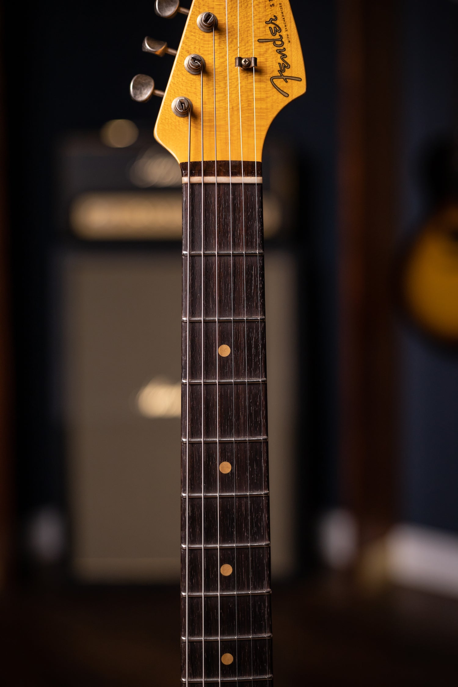 2022 Fender Custom Shop Limited Edition '59 Stratocaster Journeyman Relic Electric Guitar - Super Faded Aged Sage Green Metallic