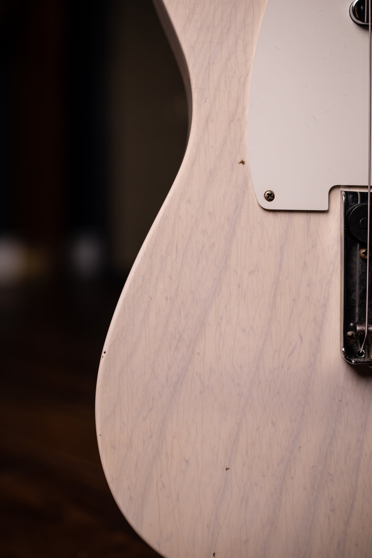 2022 Fender Custom Shop Journeyman Relic 1957 Telecaster Electric Guitar - Aged White Blonde