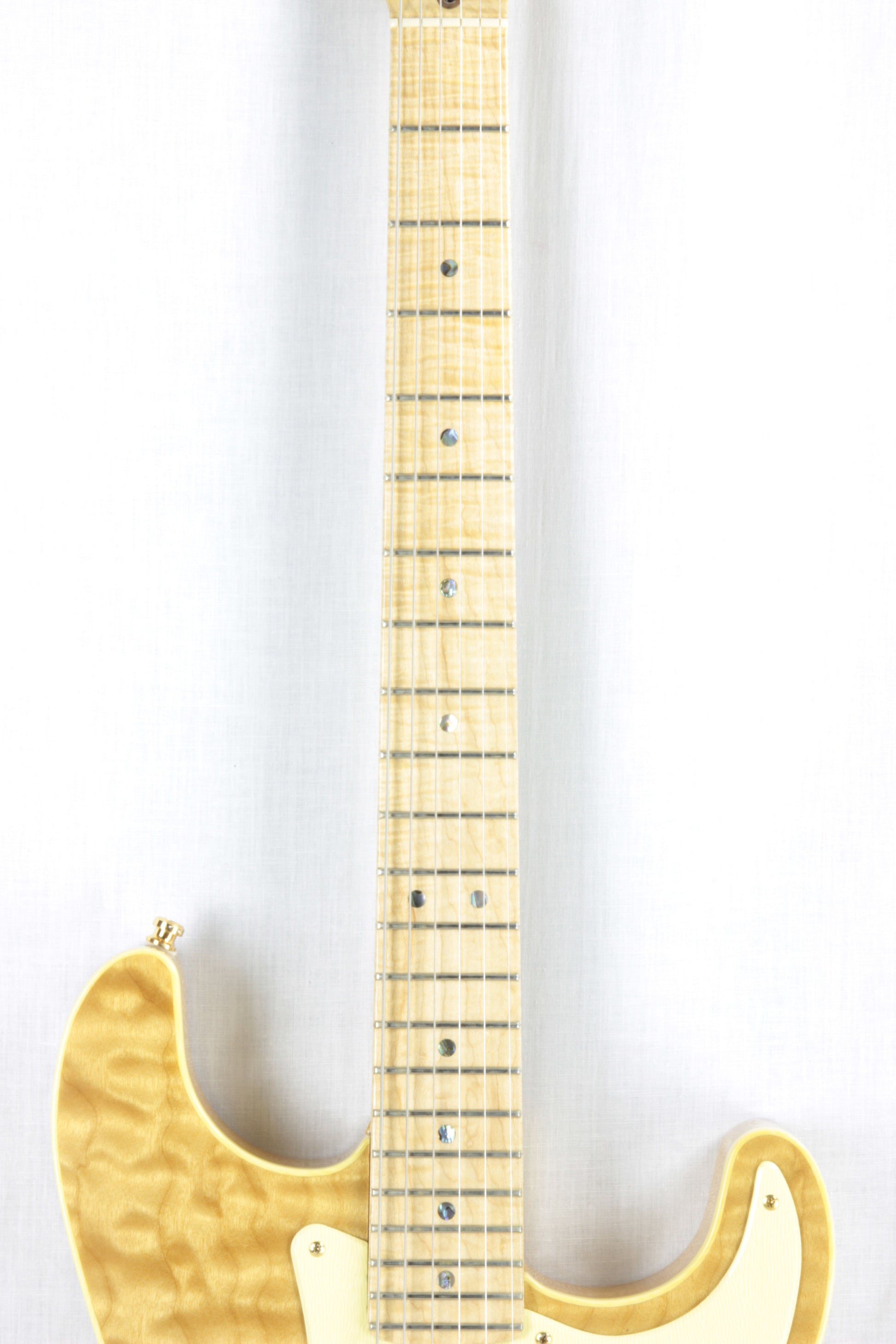 2002 Fender Masterbuilt THINLINE SLAB Stratocaster Custom Shop Strat Quilt Flame Top! Greg Fessler tele