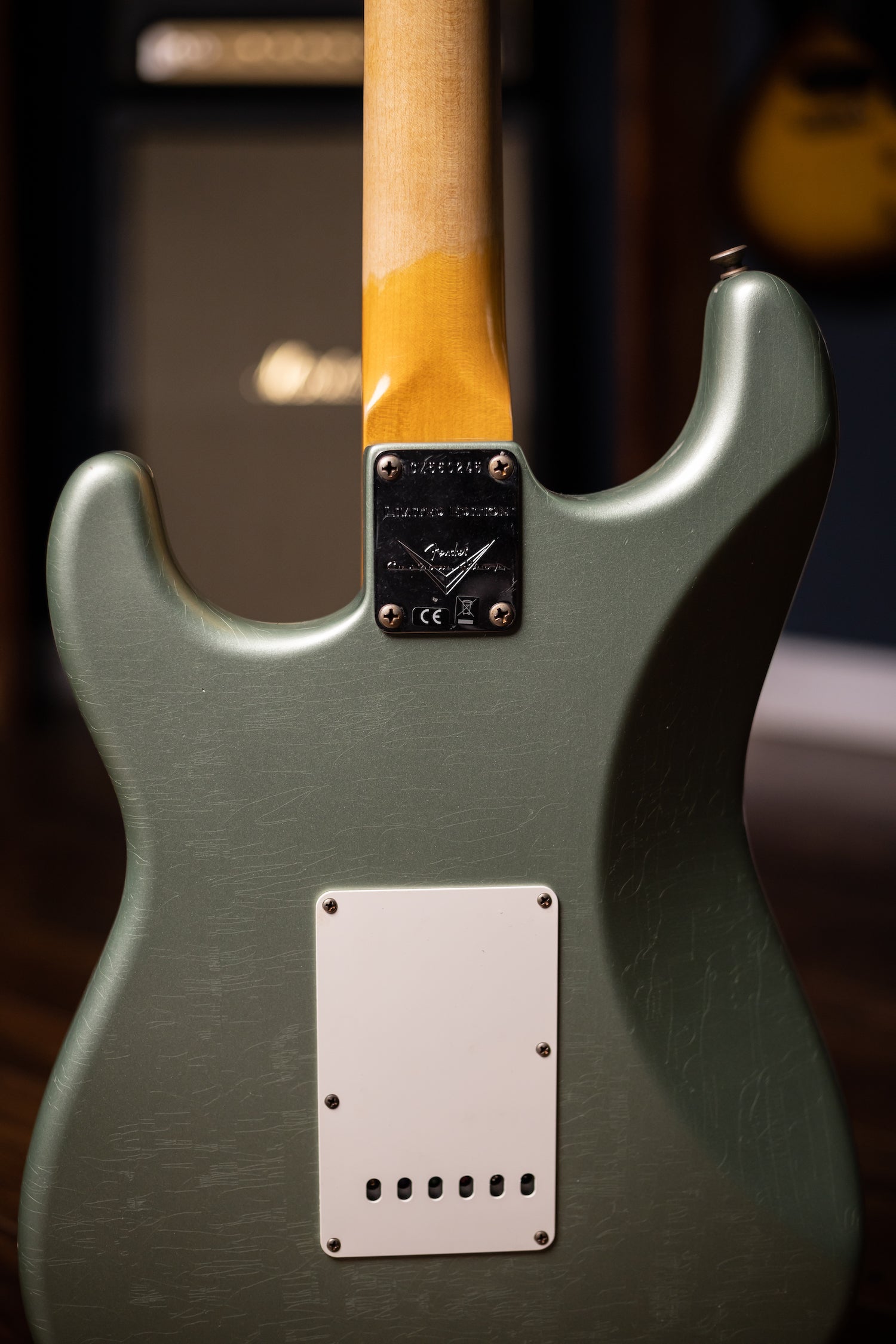 2022 Fender Custom Shop Limited Edition '59 Stratocaster Journeyman Relic Electric Guitar - Super Faded Aged Sage Green Metallic