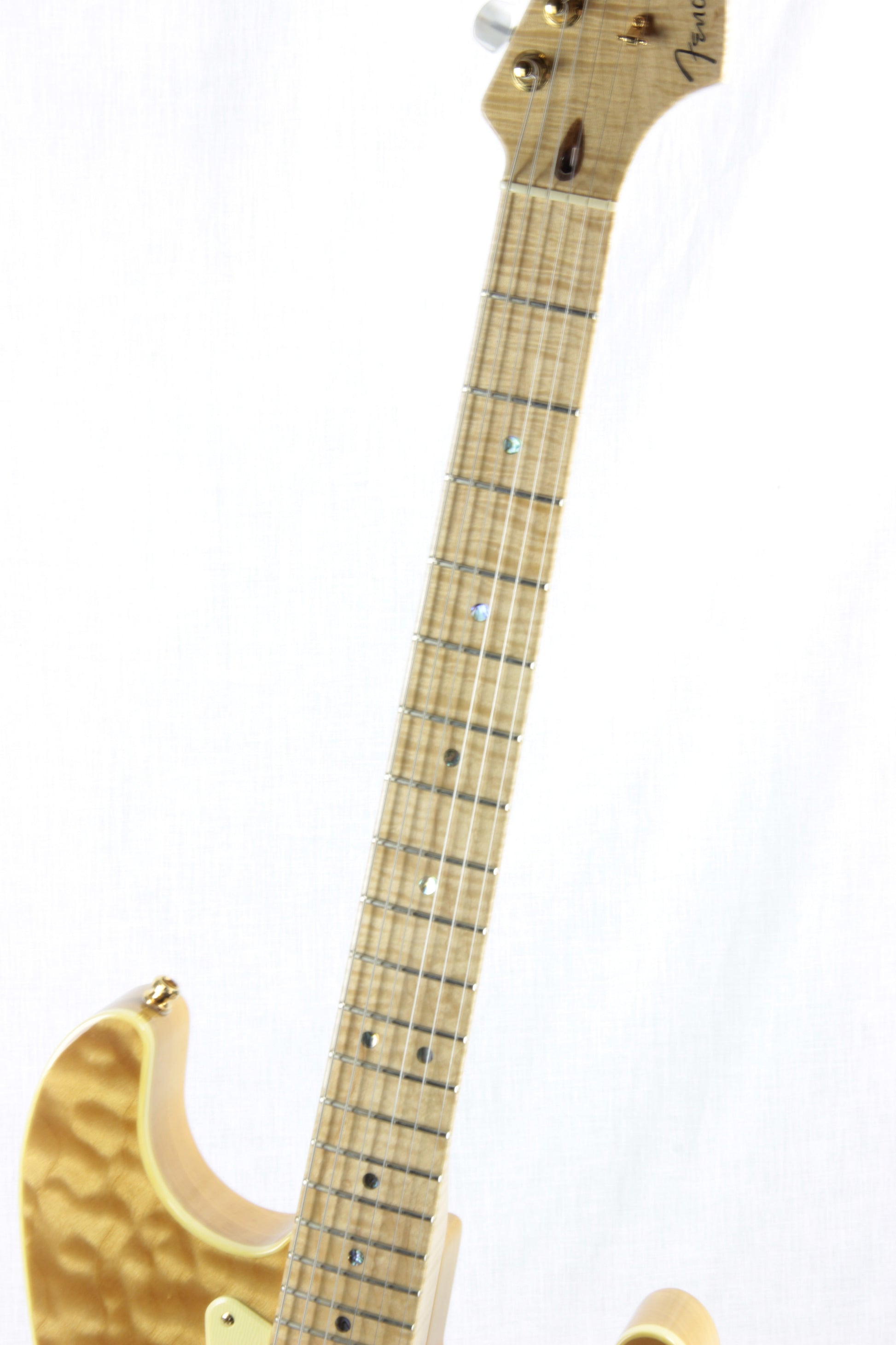 2002 Fender Masterbuilt THINLINE SLAB Stratocaster Custom Shop Strat Quilt Flame Top! Greg Fessler tele