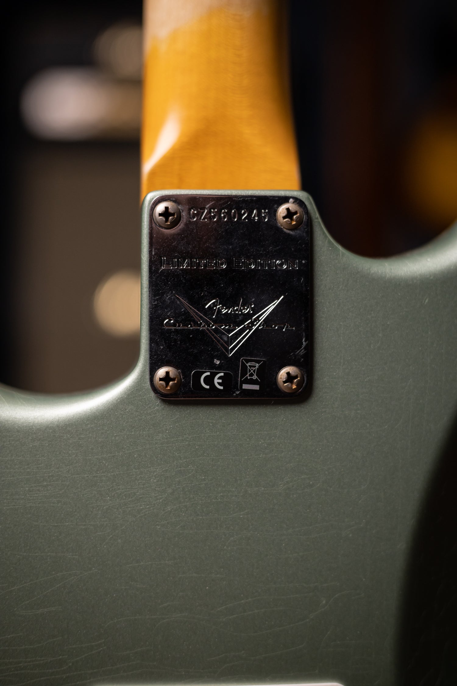 2022 Fender Custom Shop Limited Edition '59 Stratocaster Journeyman Relic Electric Guitar - Super Faded Aged Sage Green Metallic