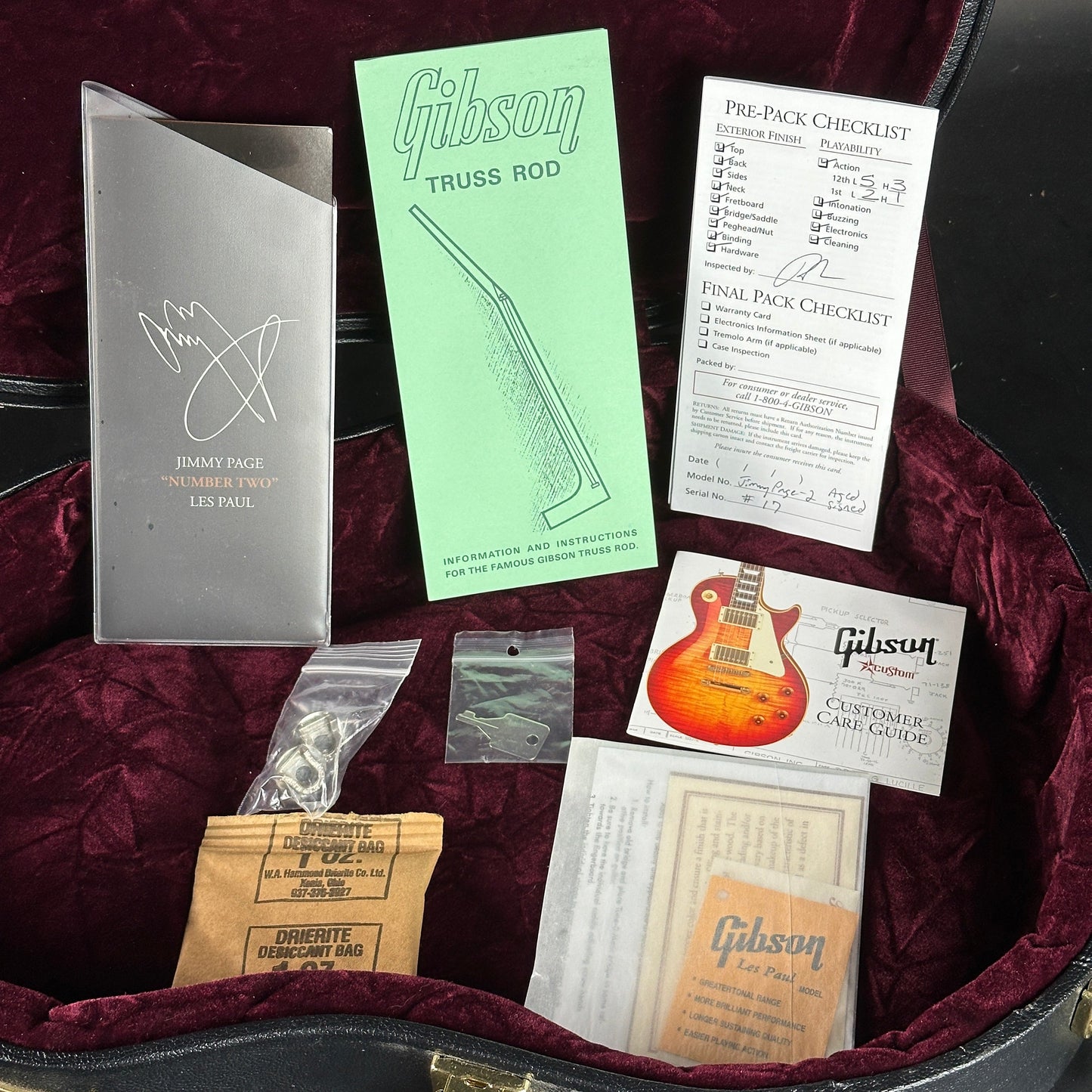 Used 2009 Gibson Custom Shop Jimmy Page "Number Two" (#17 of 25) Aged/Signed Tom Murphy Aged/Jimmy Page Signed w/case TSU24884